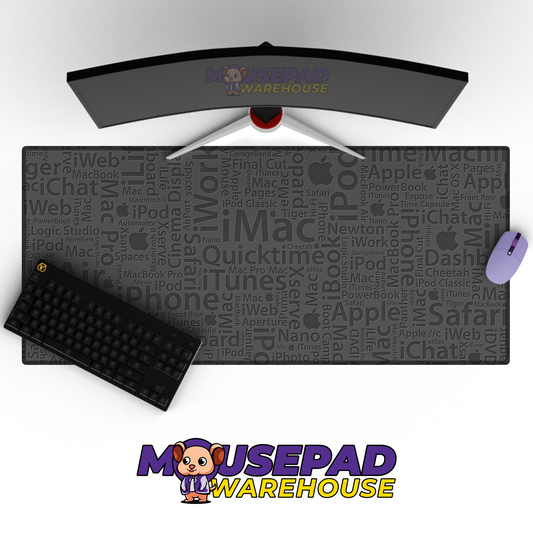 Apple Brand Imagery Mousepad 43621 MousepadWarehouse.com