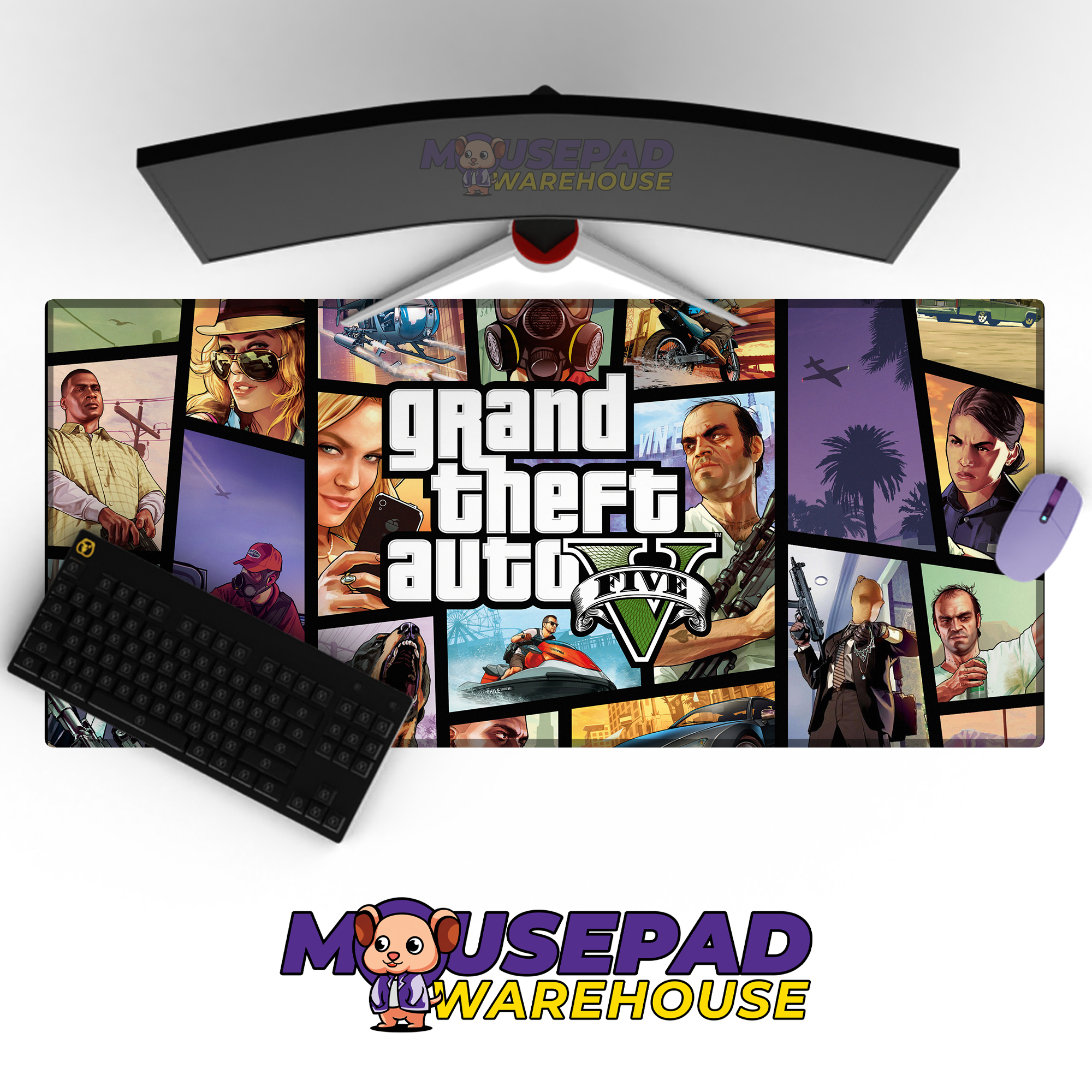 Grand Theft Auto V Game Mousepad 439636