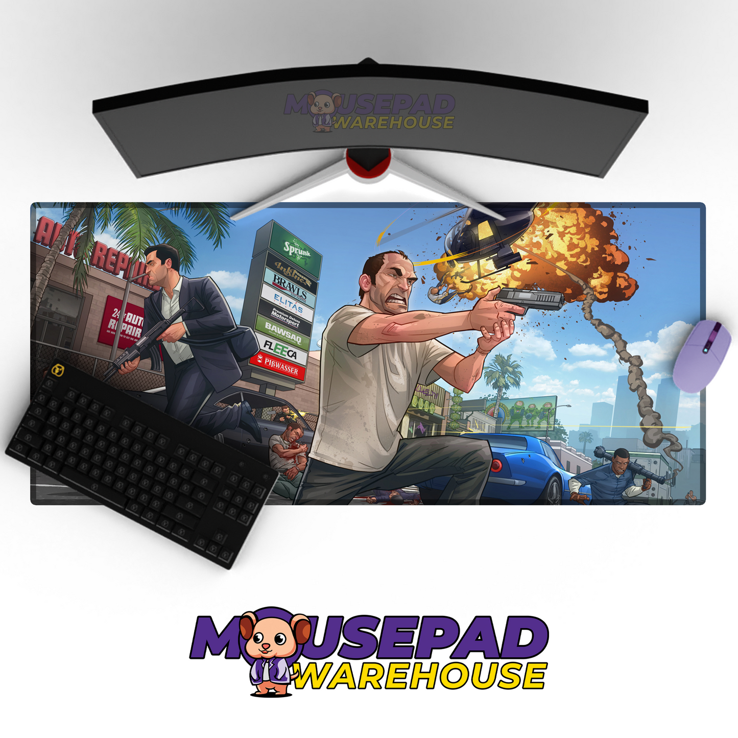 Grand Theft Auto V Game Mousepad 446372