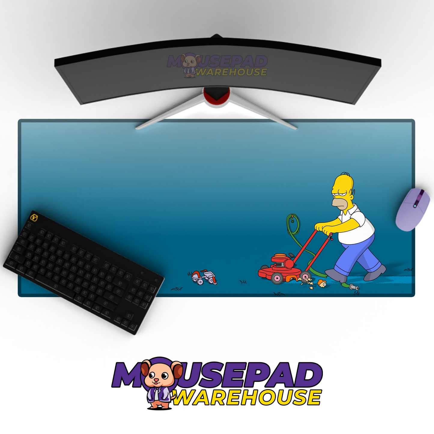 The Simpsons TV Show Mousepad 456592 MousepadWarehouse.com