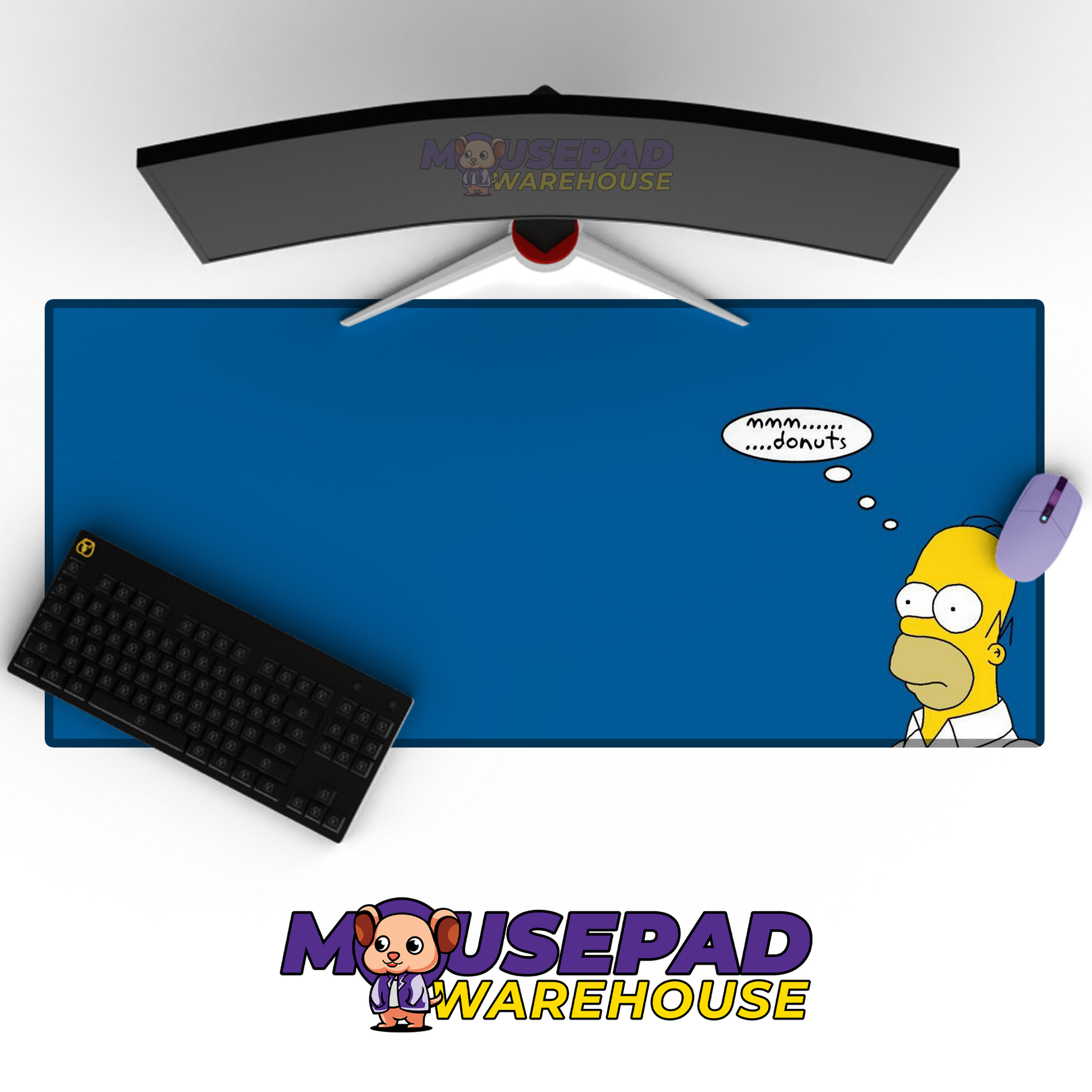 The Simpsons TV Show Mousepad 458063 MousepadWarehouse.com