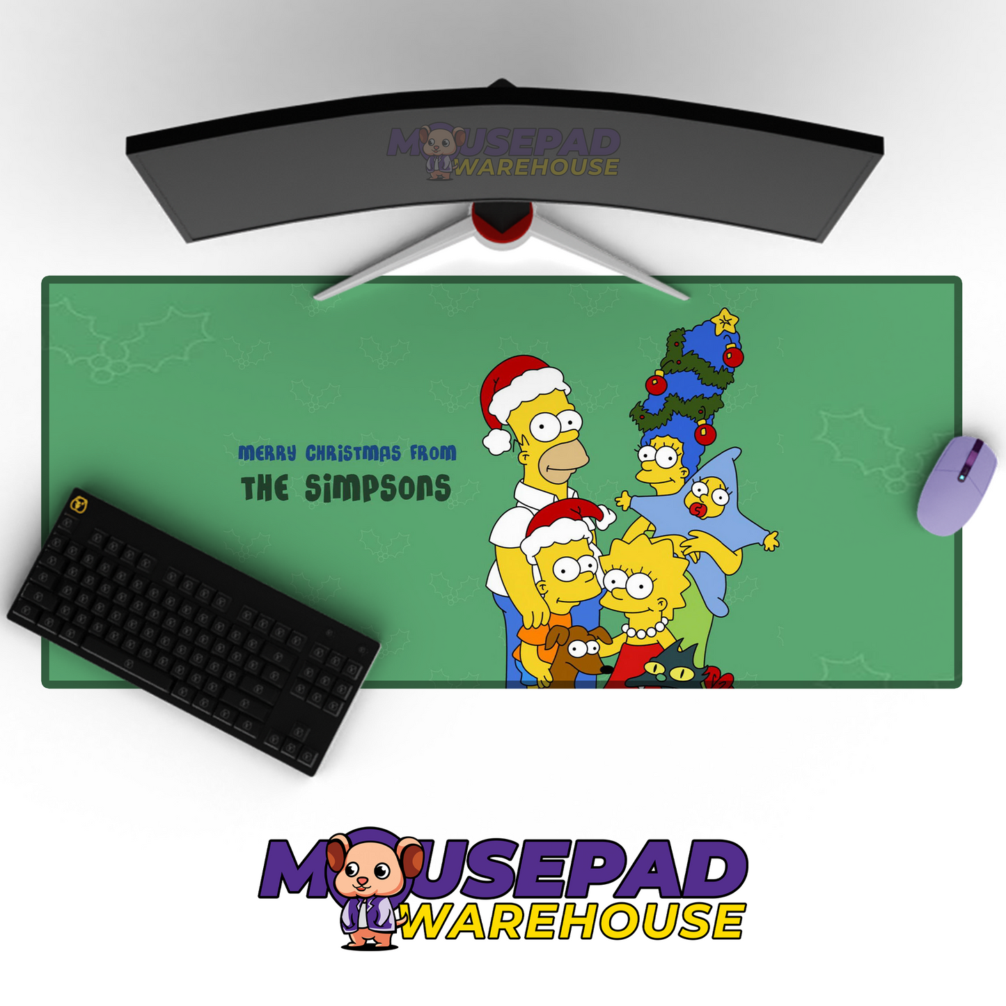 The Simpsons TV Show Mousepad 461136 MousepadWarehouse.com