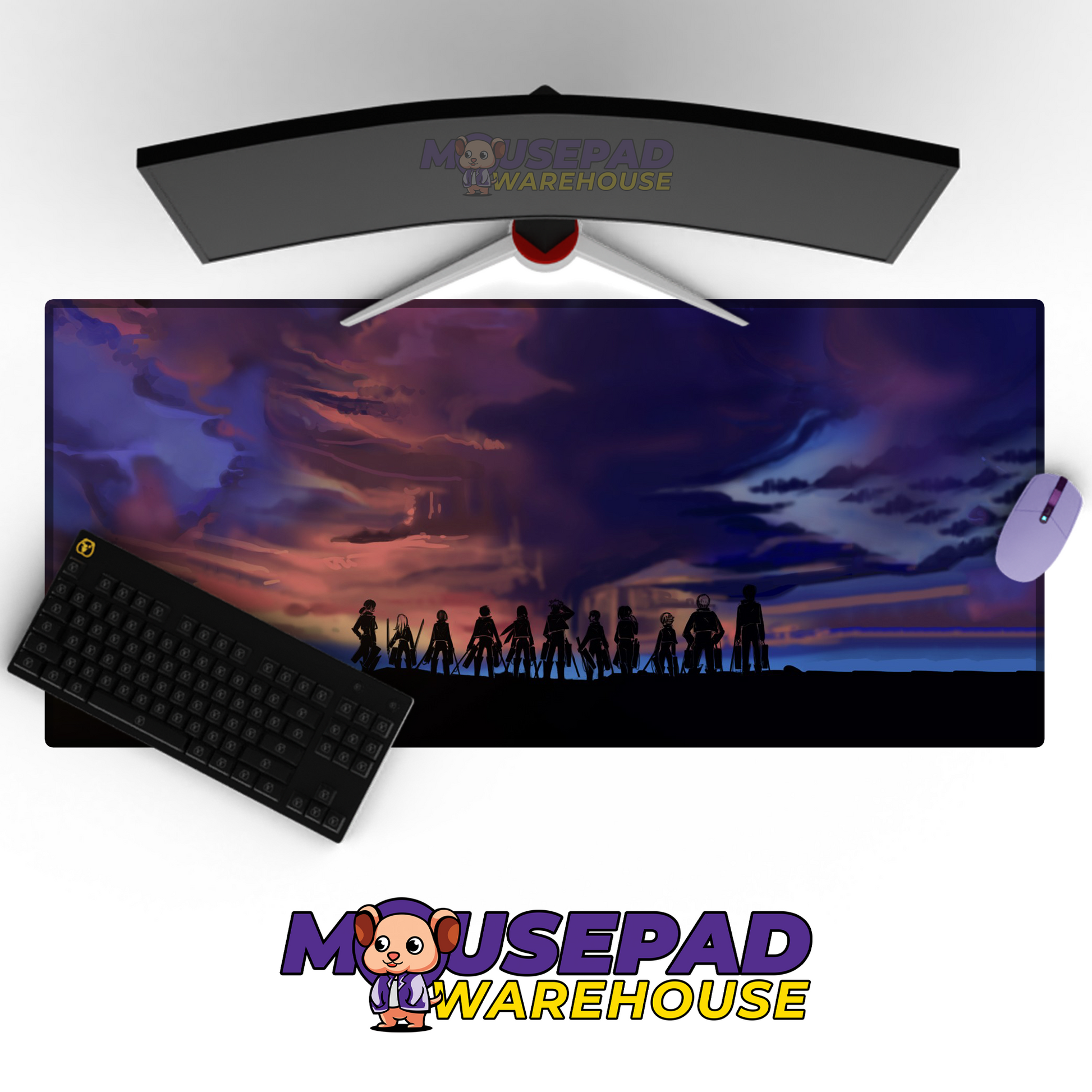 Attack on Titan Anime Mousepad 463603 MousepadWarehouse.com