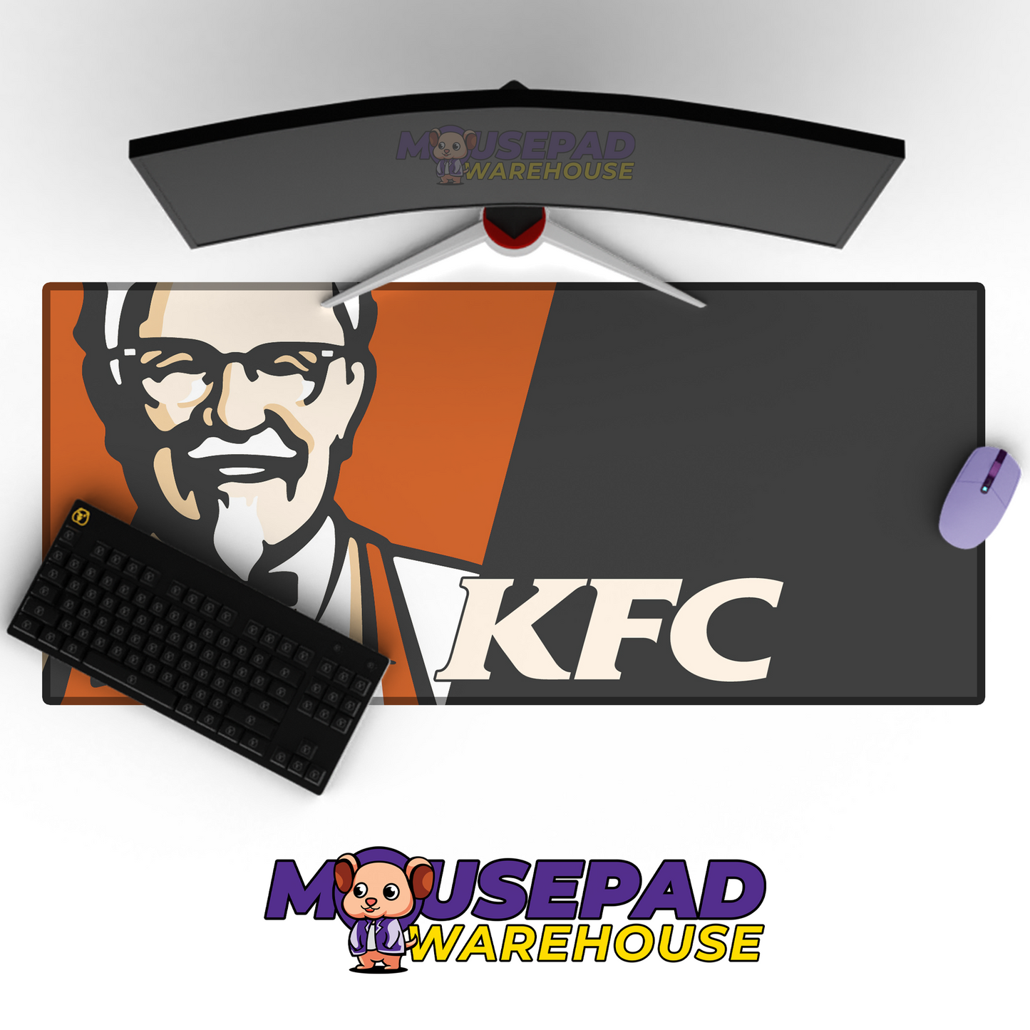 KFC Brand Imagery Mousepad 464228 MousepadWarehouse.com