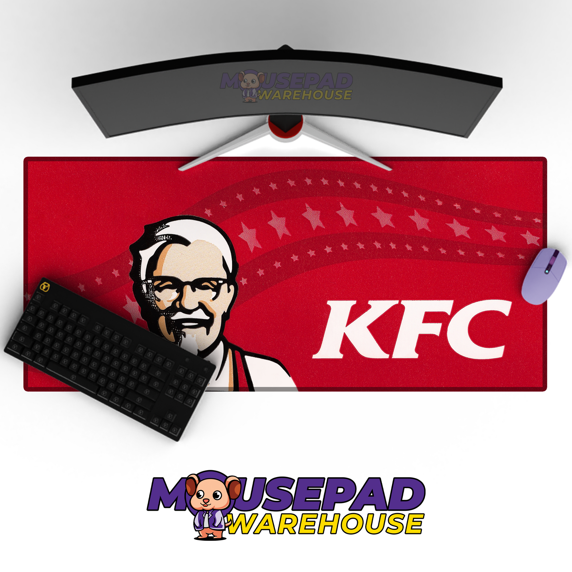 KFC Brand Imagery Mousepad 464233 MousepadWarehouse.com