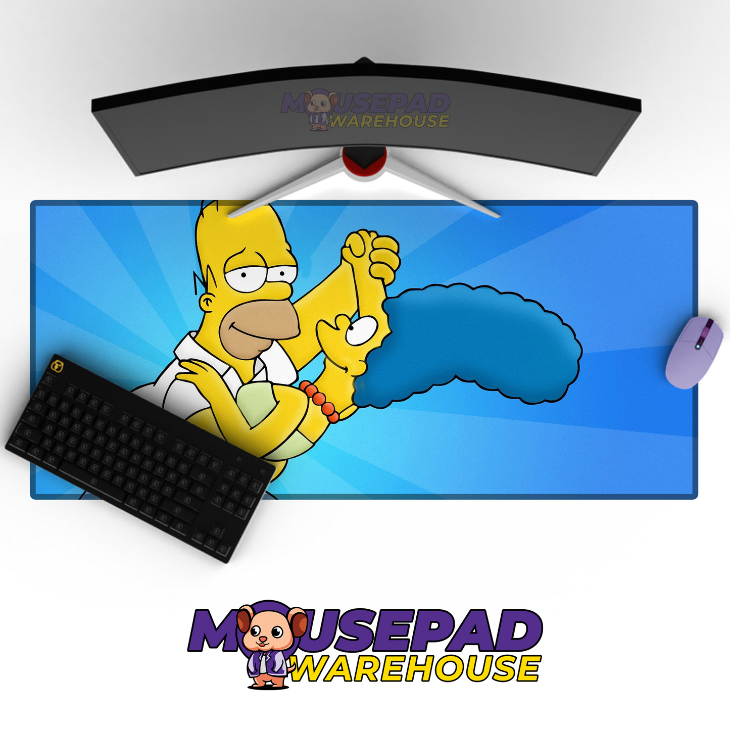 The Simpsons TV Show Mousepad 466341 MousepadWarehouse.com