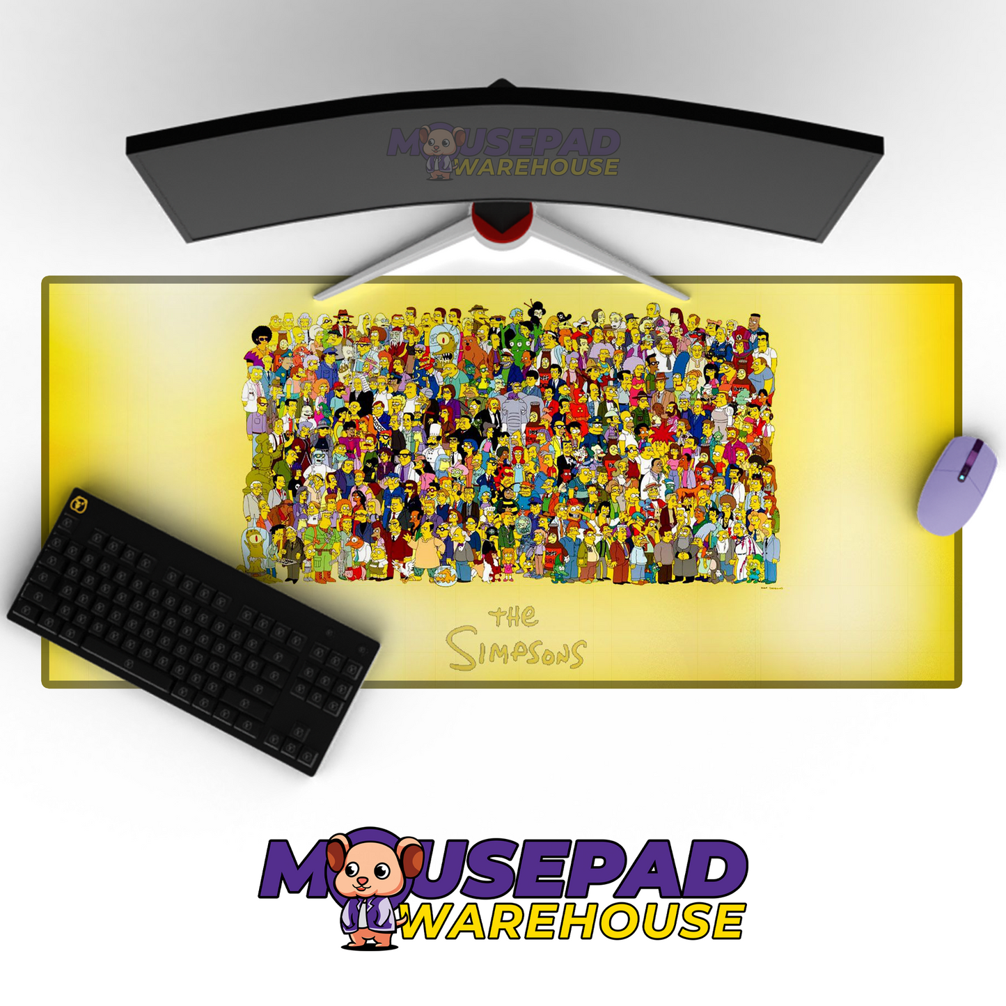 The Simpsons TV Show Mousepad 466523 MousepadWarehouse.com