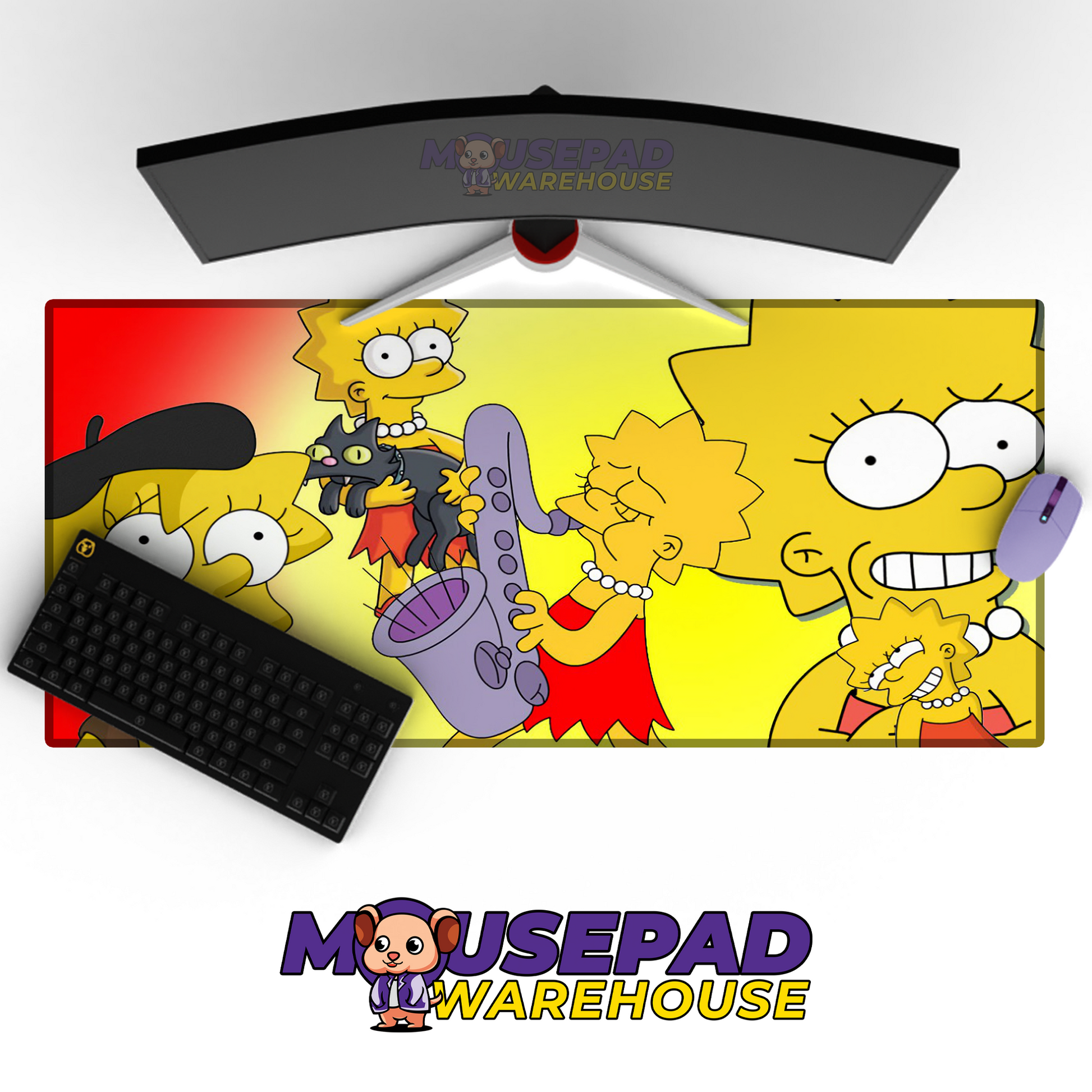 The Simpsons TV Show Mousepad 466821 MousepadWarehouse.com