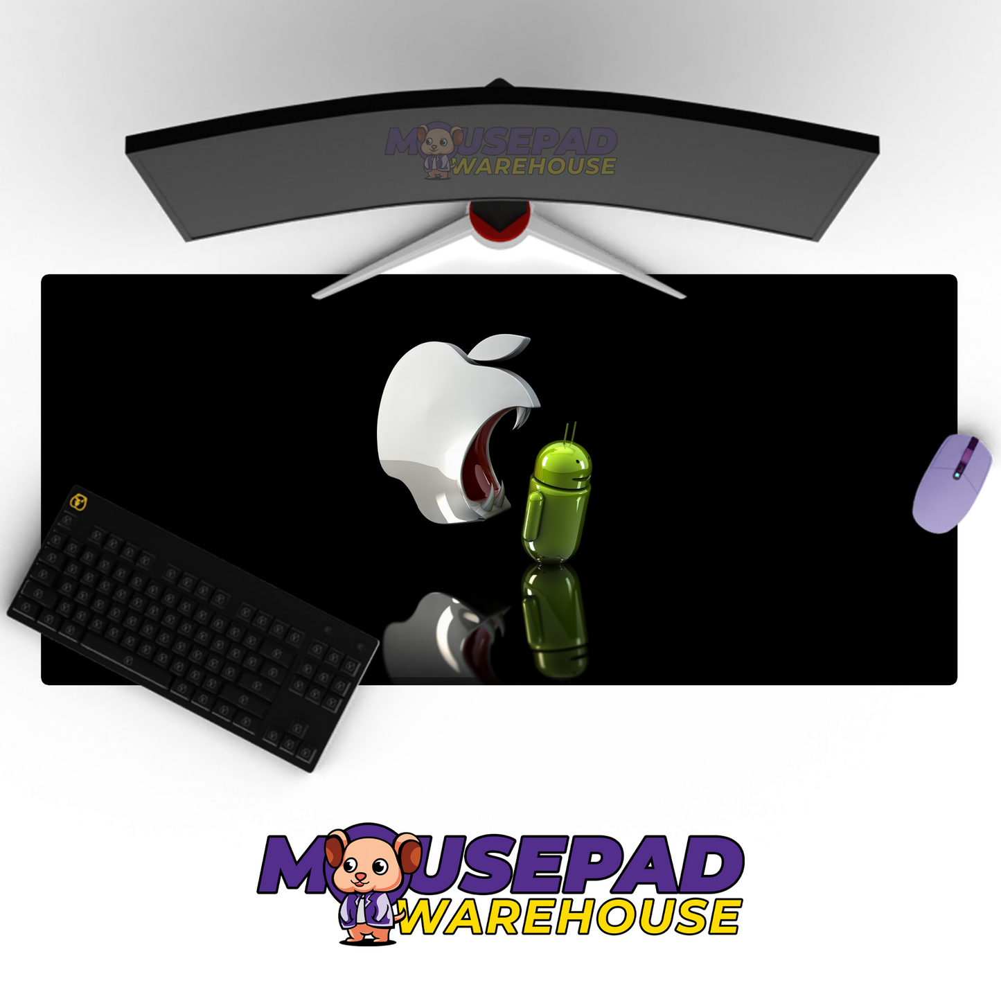 Apple Brand Imagery Mousepad 46728 MousepadWarehouse.com