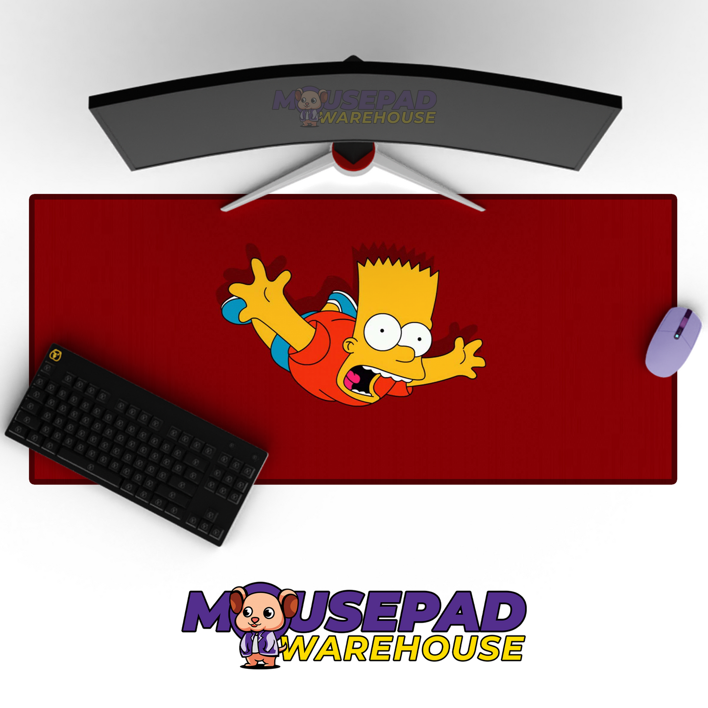 The Simpsons TV Show Mousepad 468504 MousepadWarehouse.com