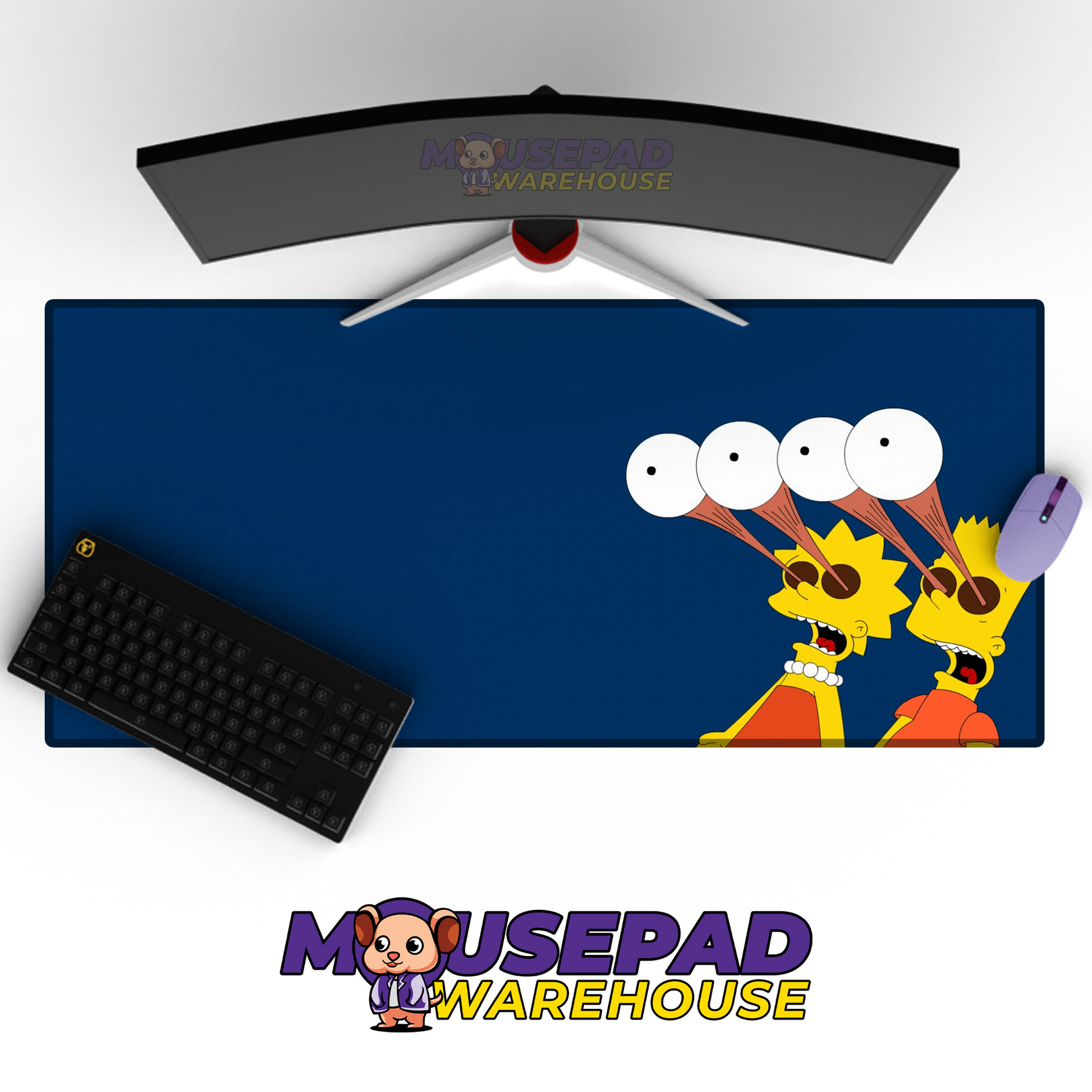 The Simpsons TV Show Mousepad 468656 MousepadWarehouse.com