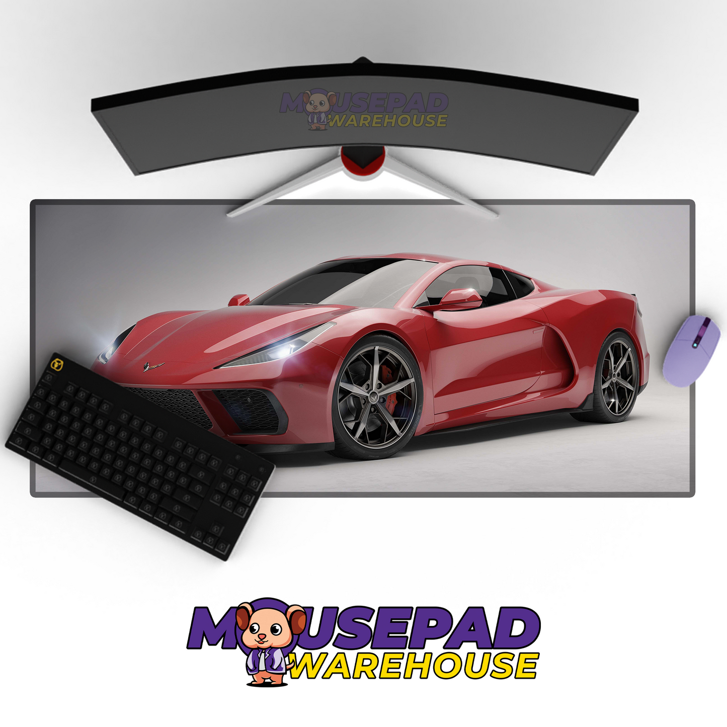 Chevrolet Corvette Car Mousepad 4706274 MousepadWarehouse.com