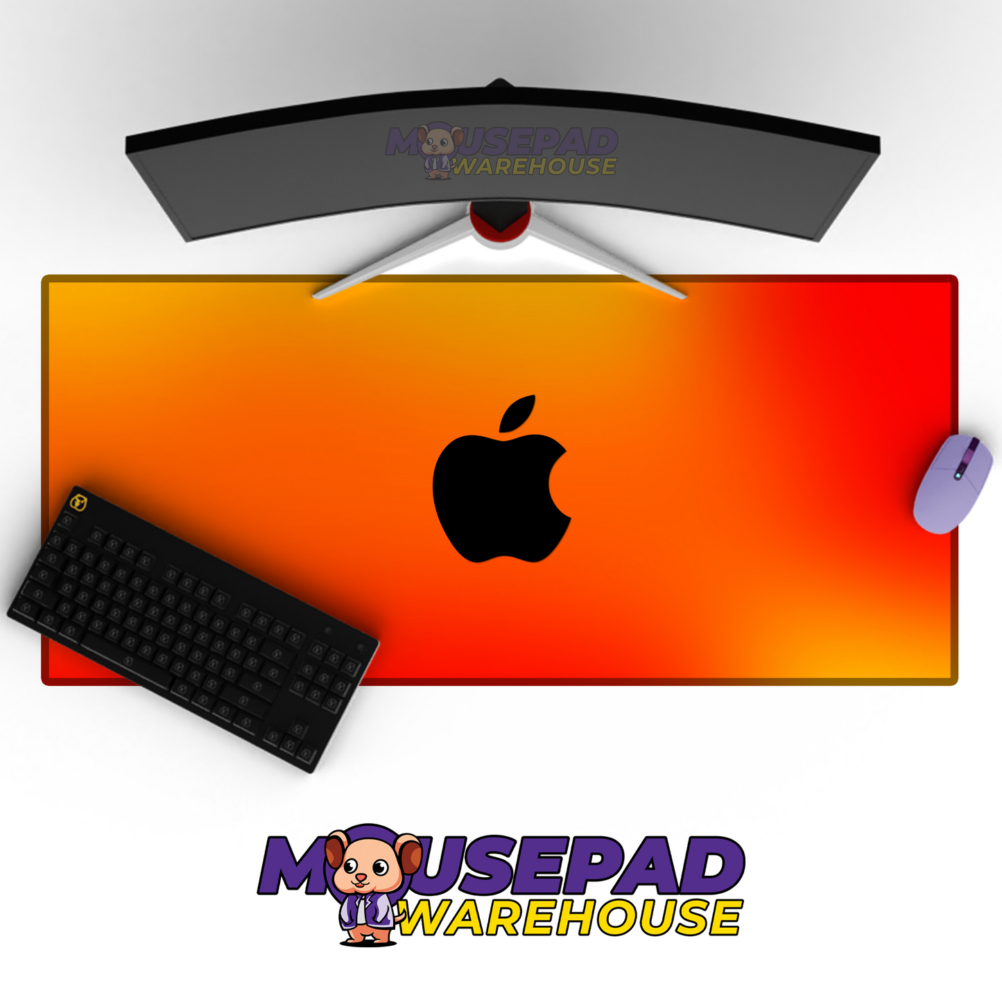 Apple Brand Imagery Mousepad 48908 MousepadWarehouse.com