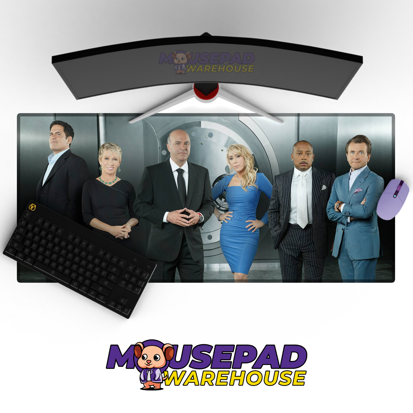 Shark Tank TV Show Mousepad 490980 MousepadWarehouse.com