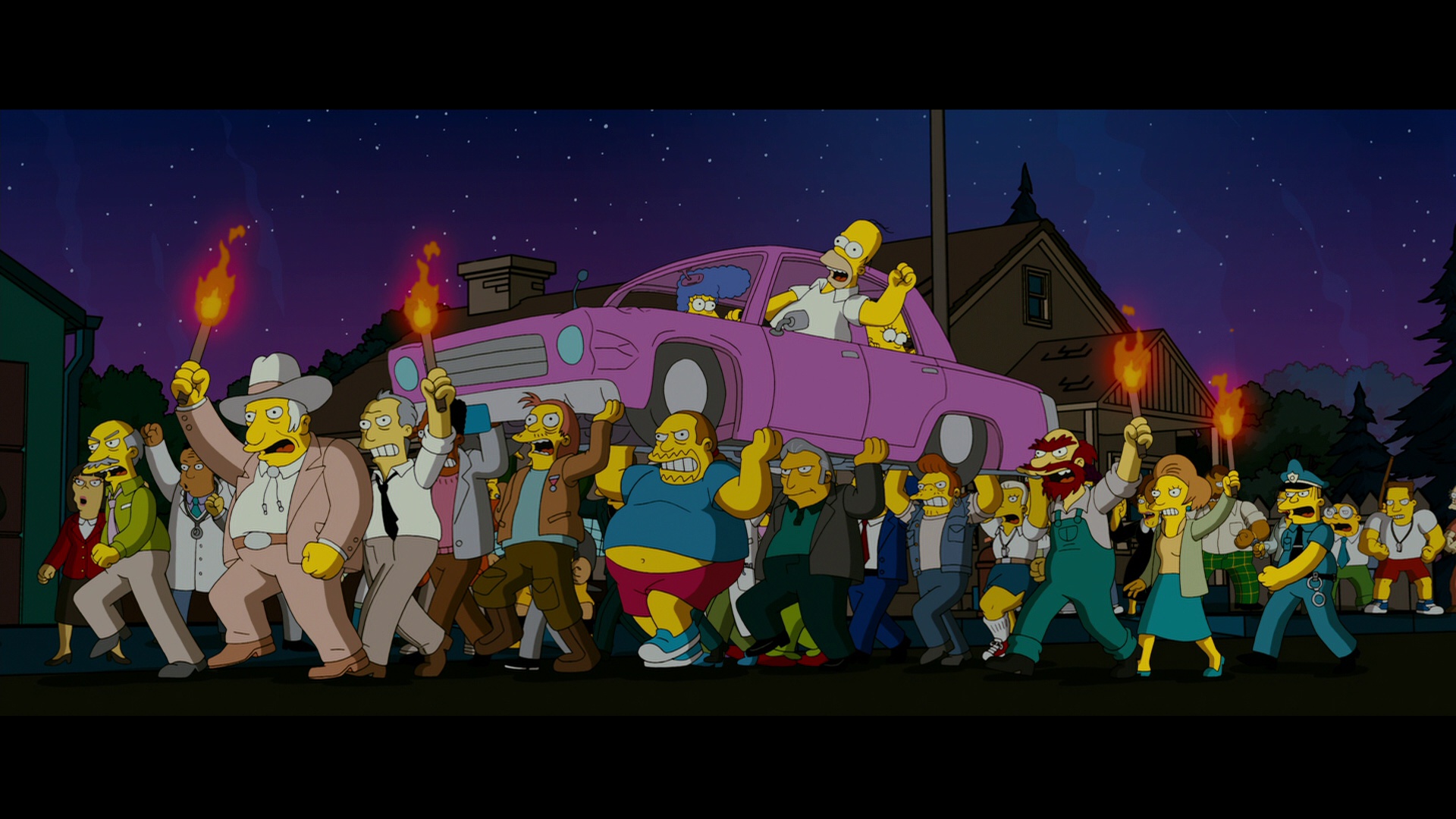 The Simpsons TV Show Mousepad 499280 MousepadWarehouse.com