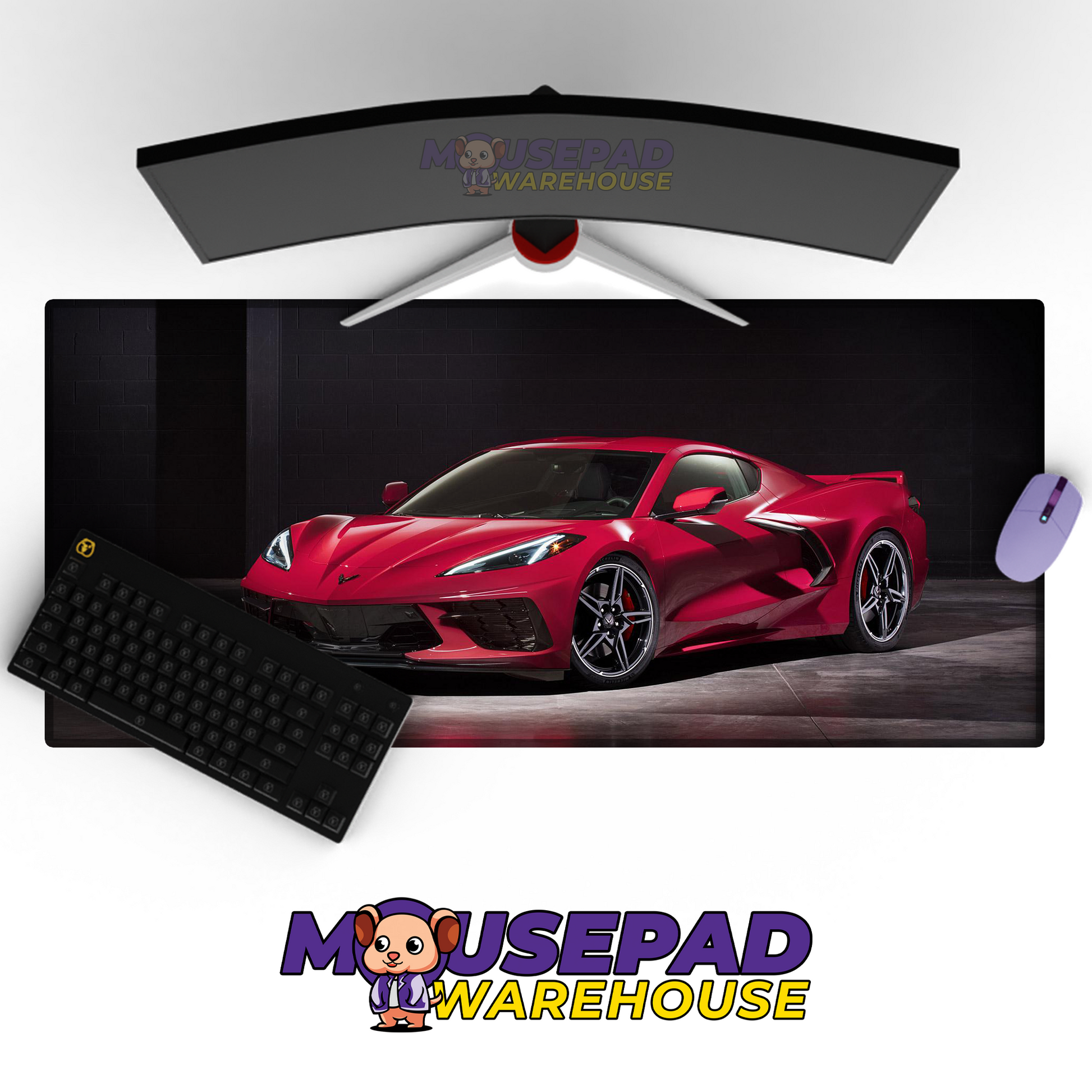 Chevrolet Corvette Car Mousepad 4997291 MousepadWarehouse.com