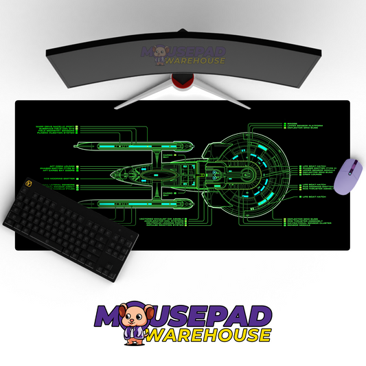 Star Trek TV Show Mousepad 513564 MousepadWarehouse.com