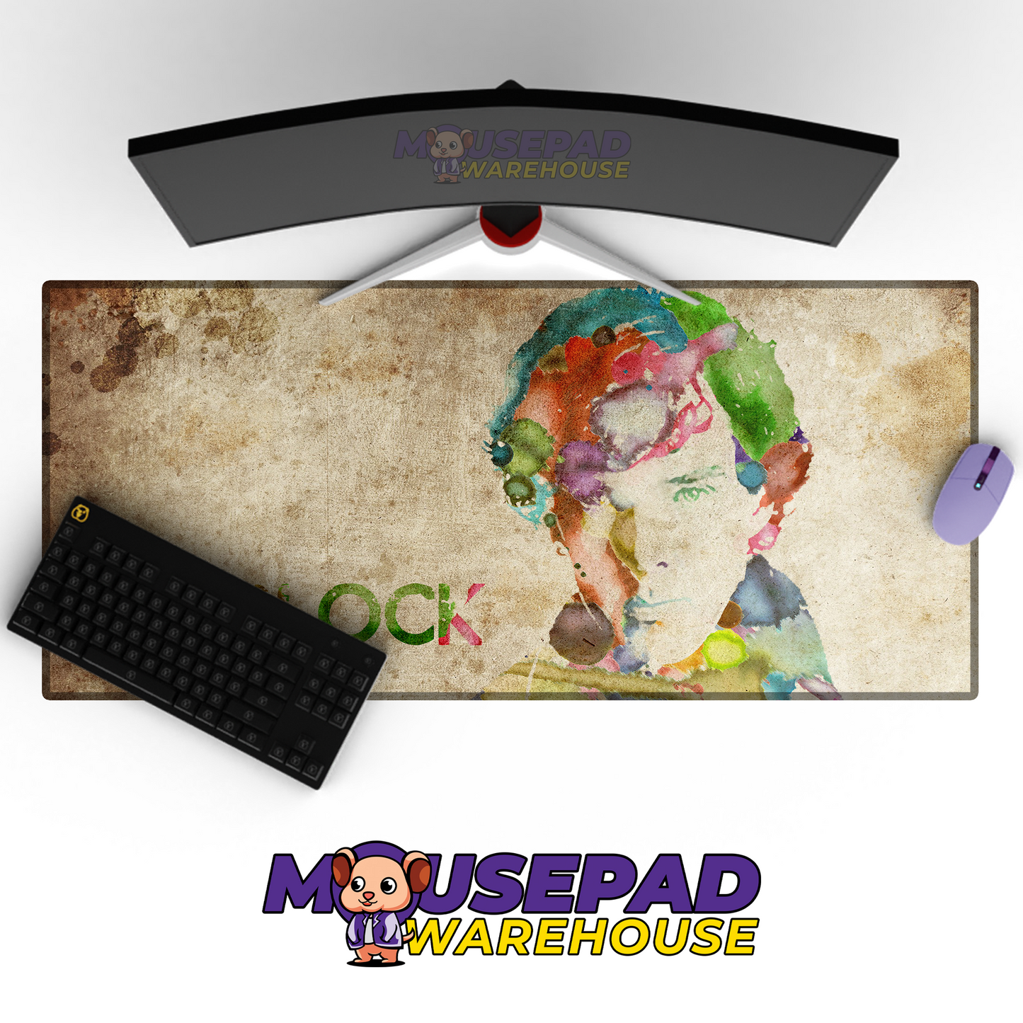 Sherlock TV Show Mousepad 518300 MousepadWarehouse.com