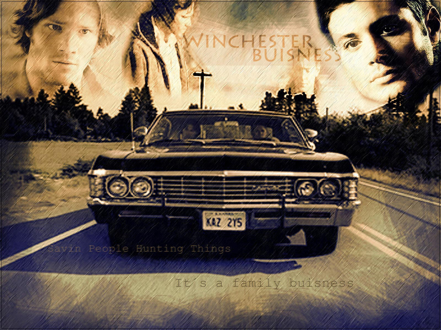 Supernatural TV Show Mousepad 518924