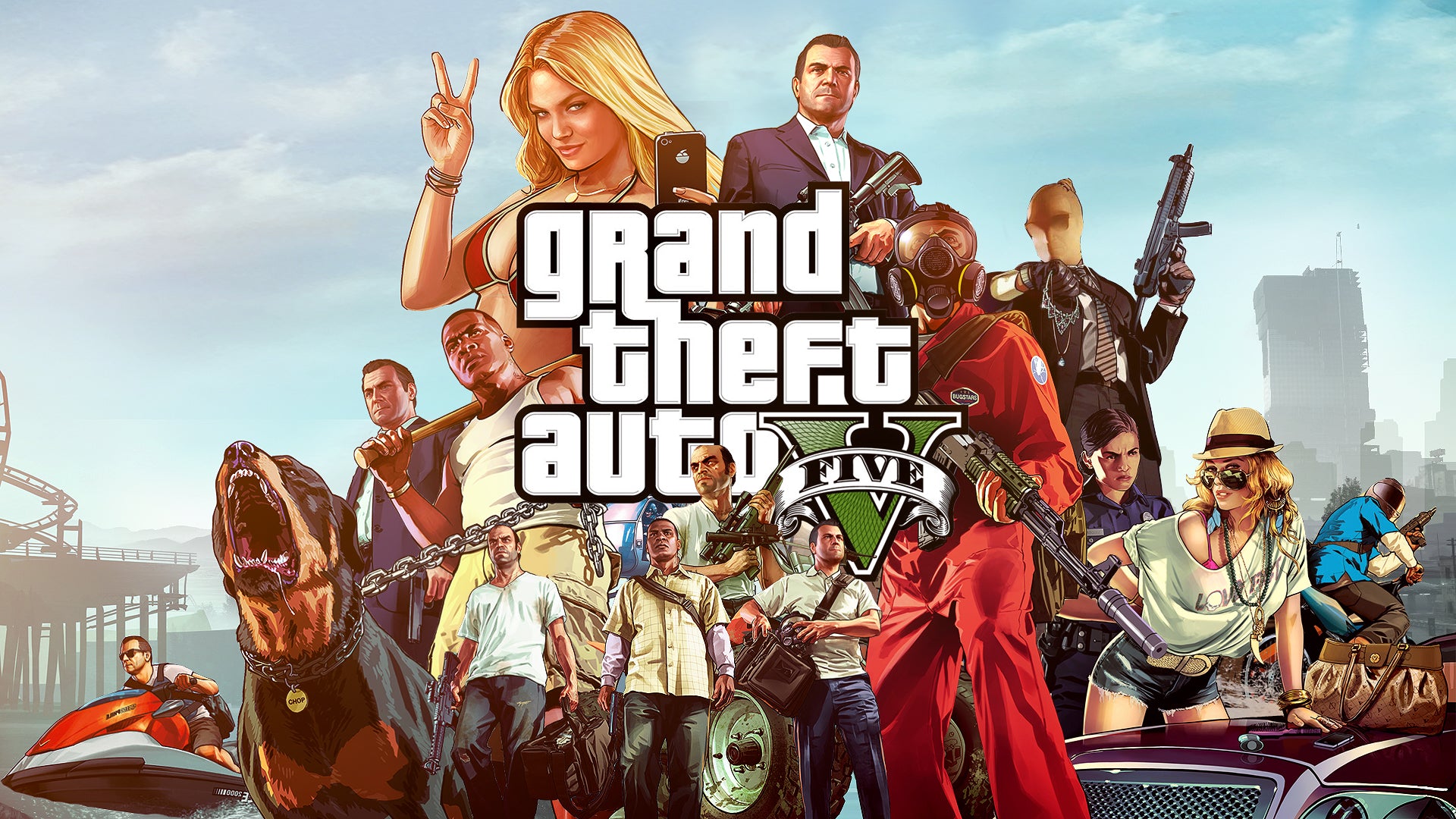 Grand Theft Auto V Game Mousepad 519170