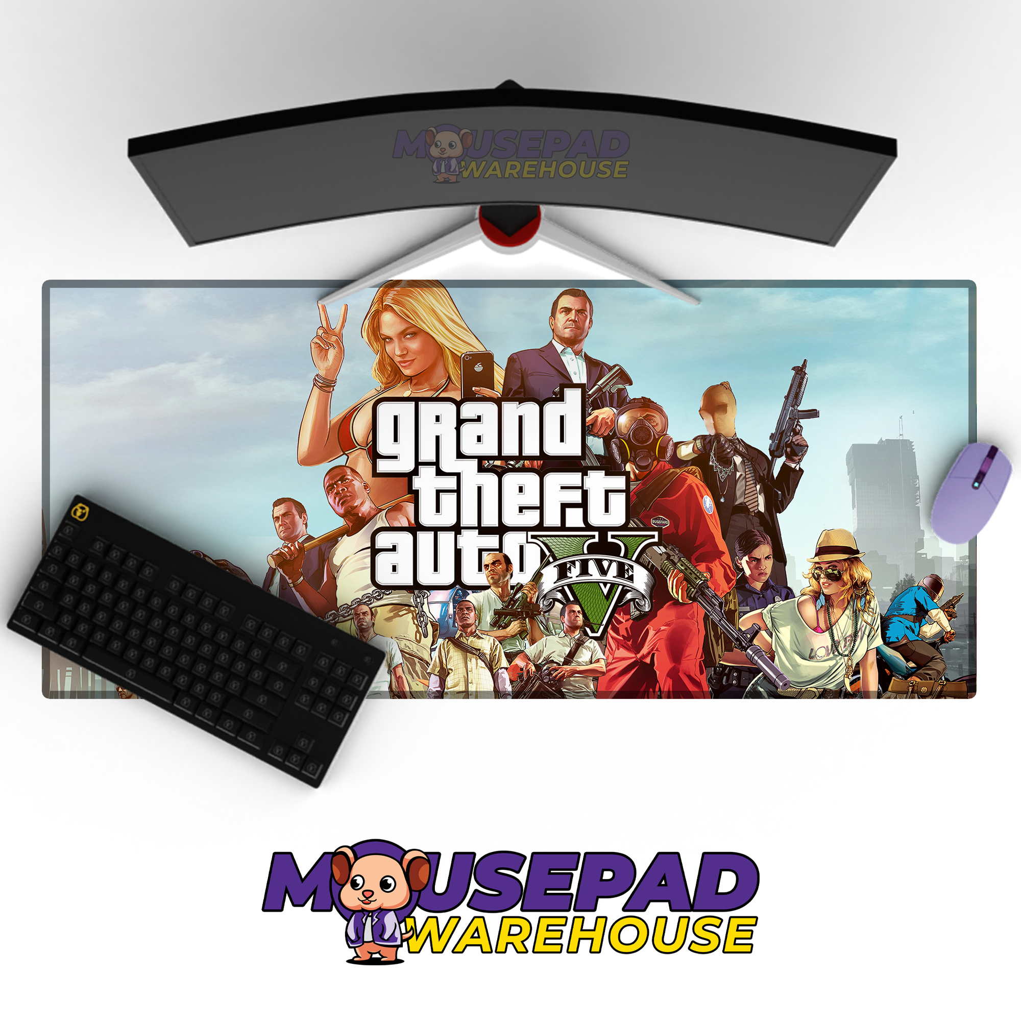 Grand Theft Auto V Game Mousepad 519170