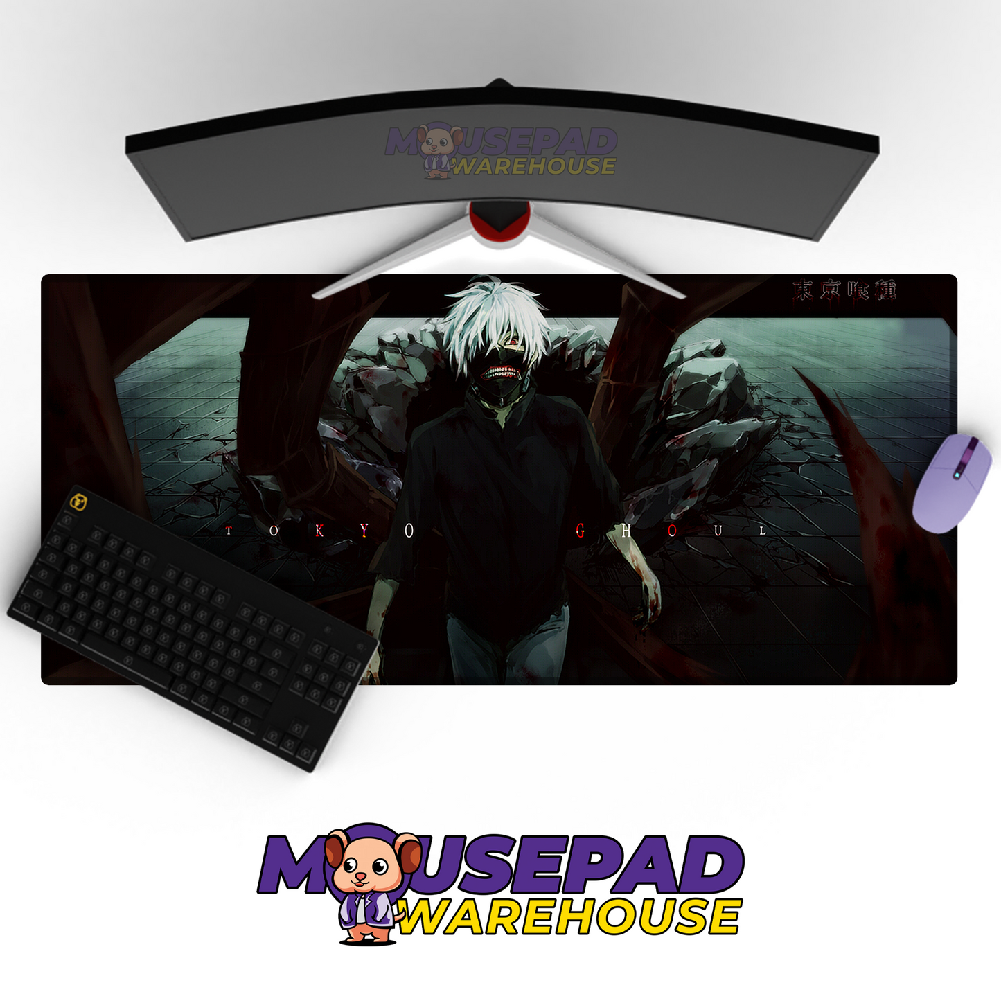 Tokyo Ghoul Anime Mousepad 522623 MousepadWarehouse.com