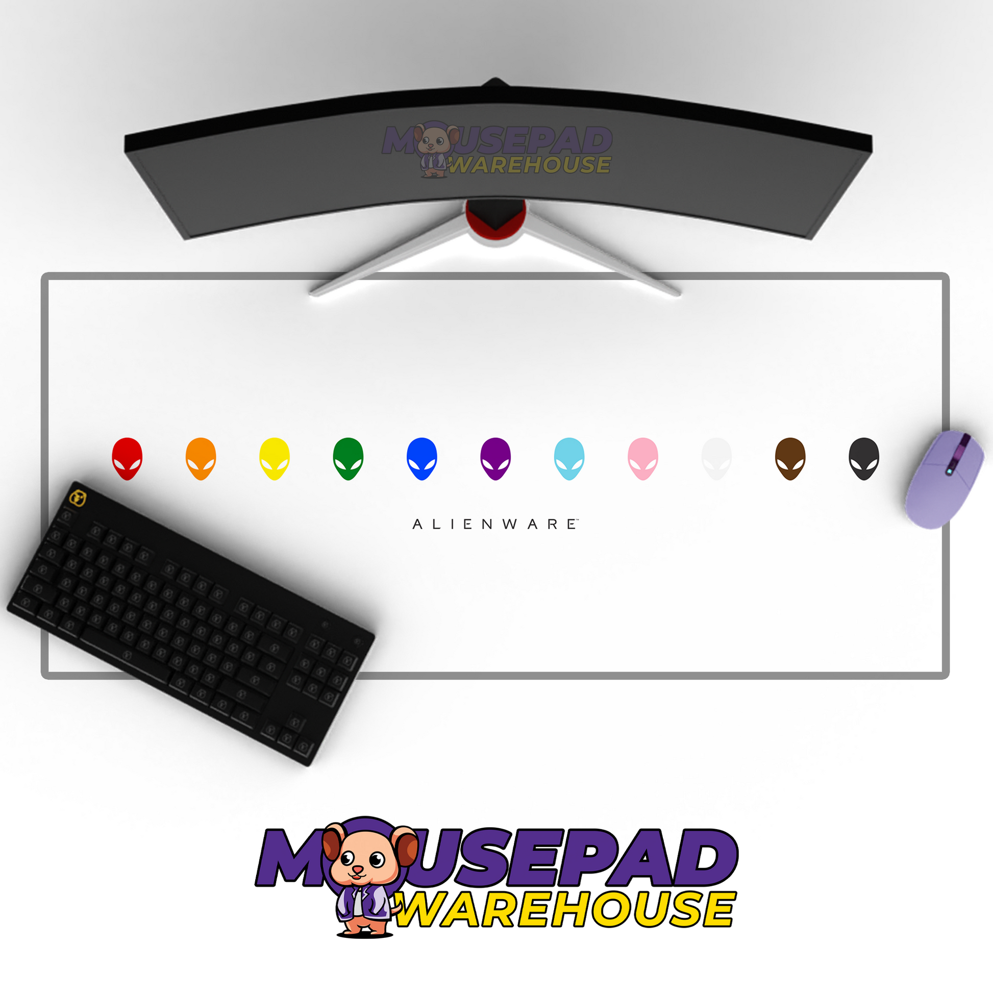 Alienware Brand Imagery Mousepad 540454 MousepadWarehouse.com