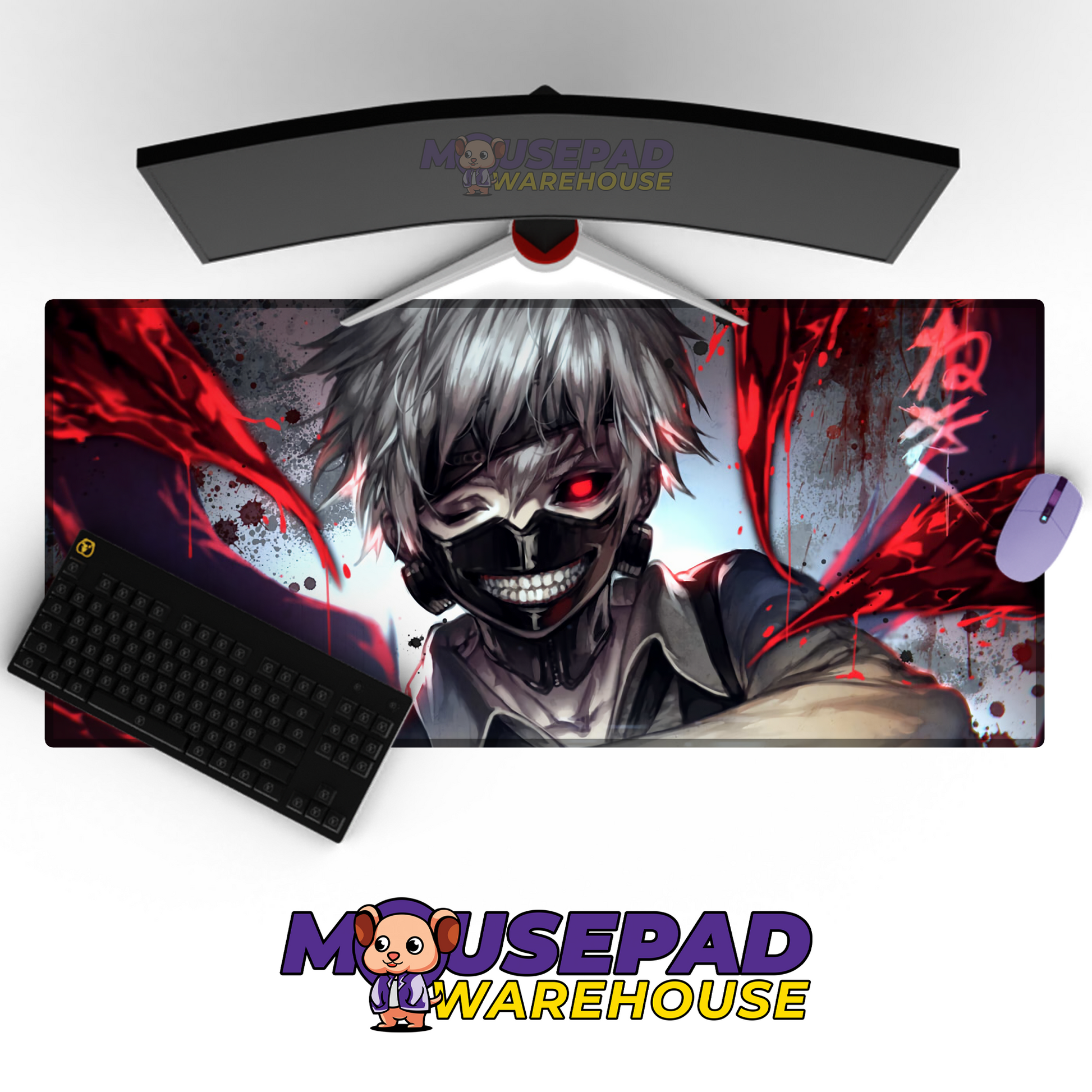 Tokyo Ghoul Anime Mousepad 541200 MousepadWarehouse.com