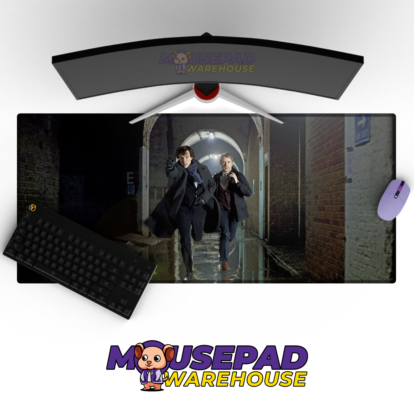 Sherlock TV Show Mousepad 542769 MousepadWarehouse.com