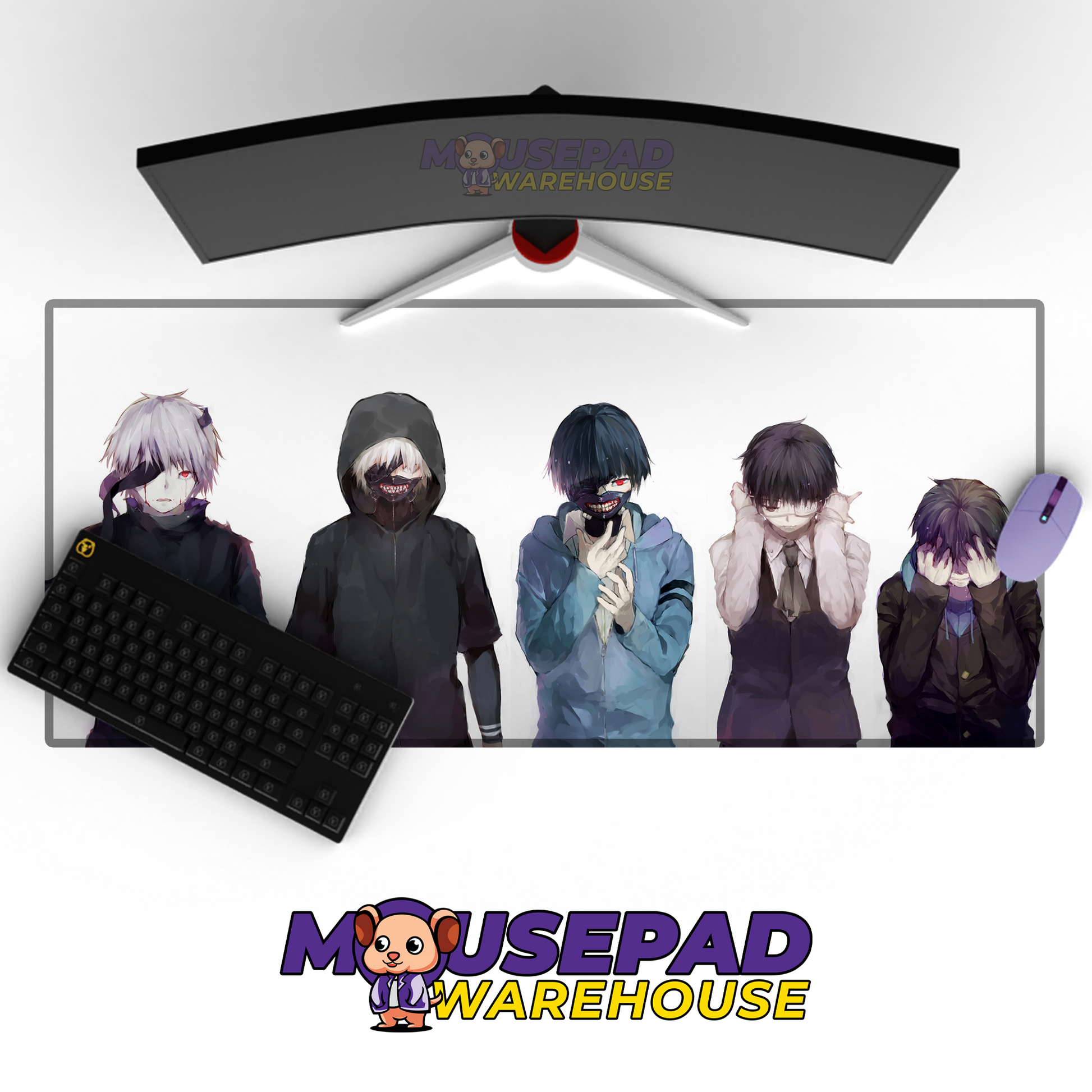 Tokyo Ghoul Anime Mousepad 545918 MousepadWarehouse.com