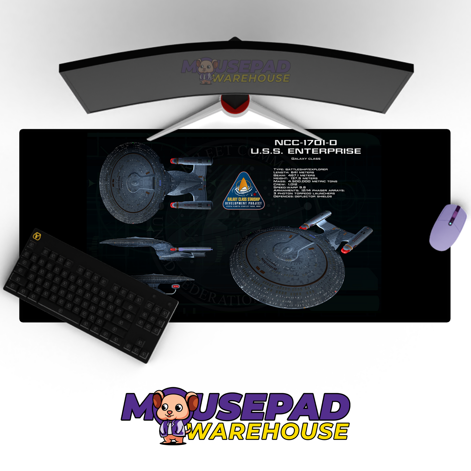 Star Trek TV Show Mousepad 554253 MousepadWarehouse.com