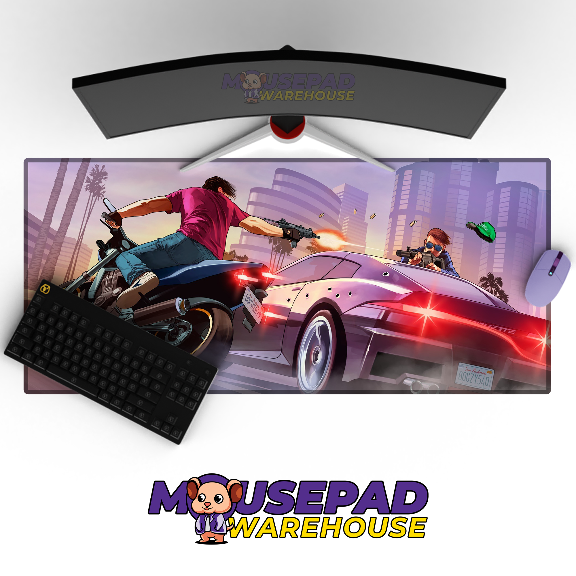 Grand Theft Auto V Game Mousepad 563020