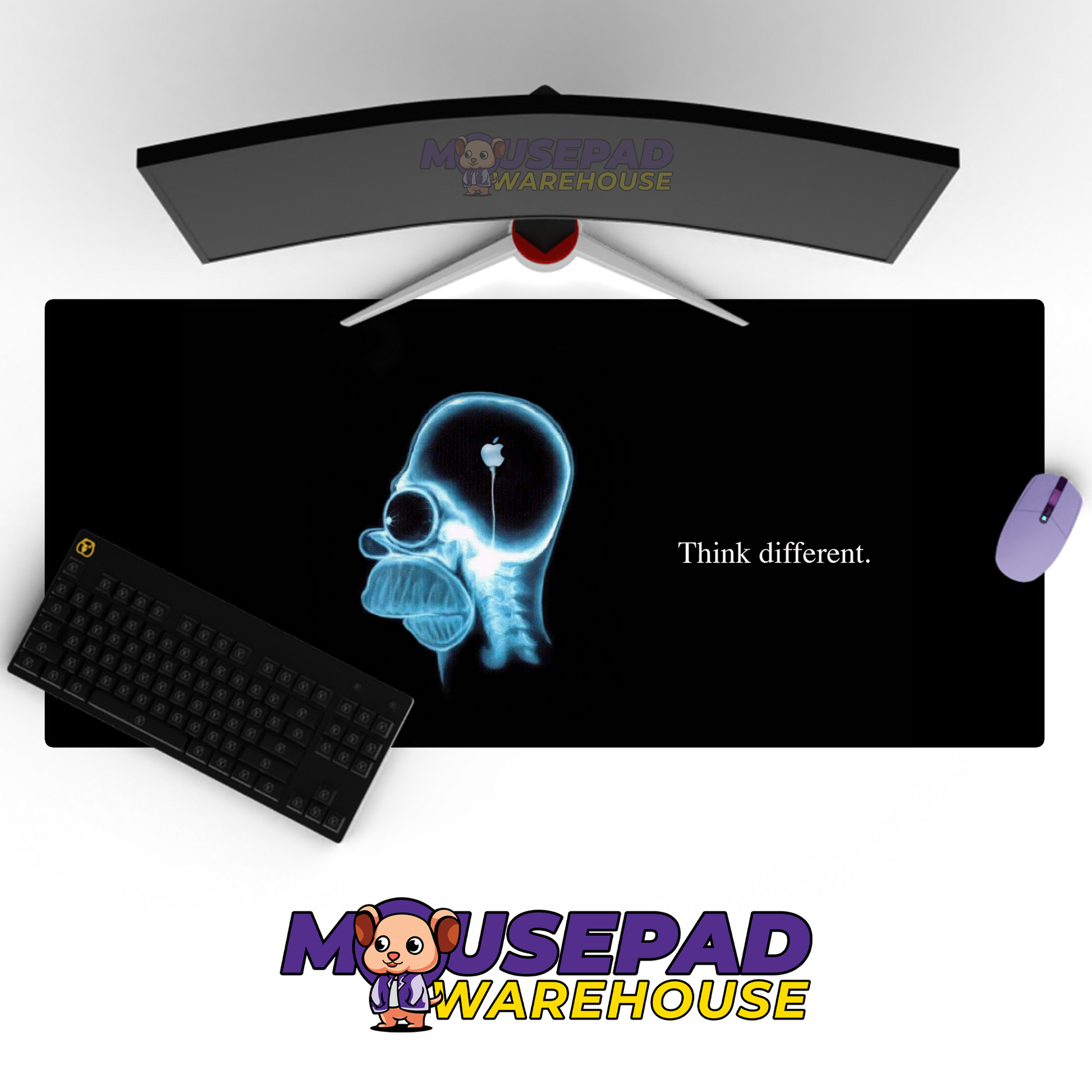 Apple Brand Imagery Mousepad 564913 MousepadWarehouse.com