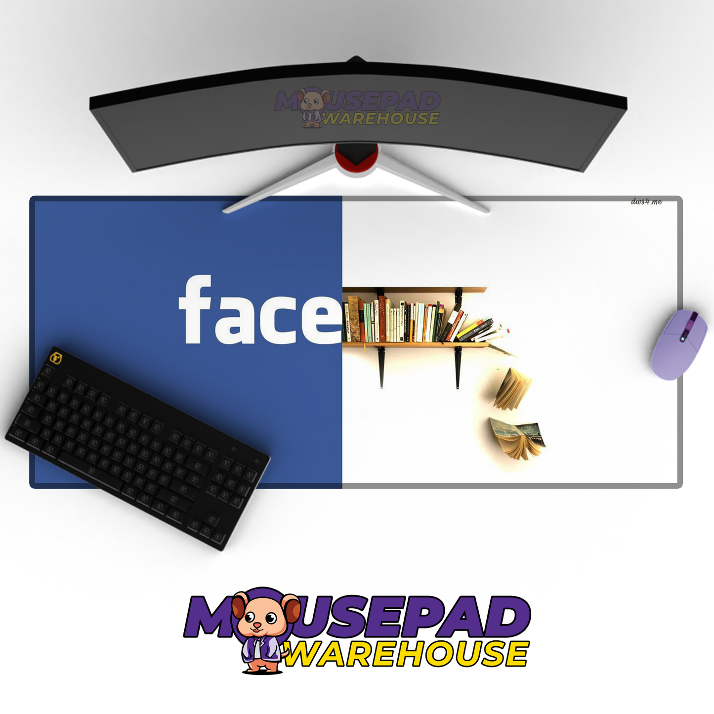 Facebook (Meta) Brand Imagery Mousepad 570453 MousepadWarehouse.com