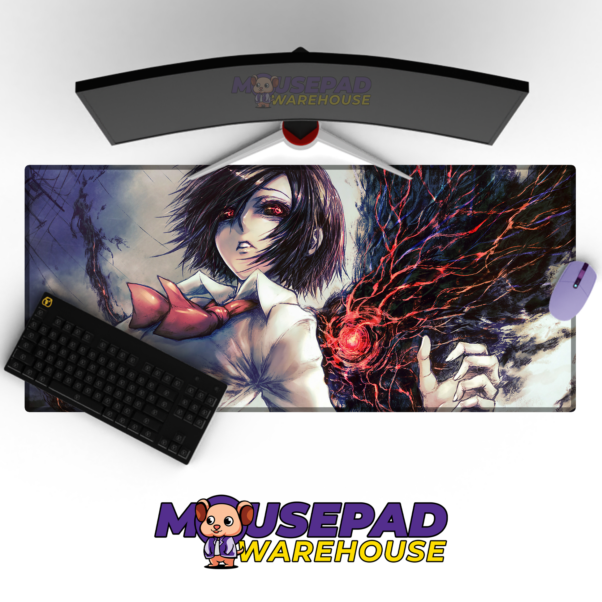 Tokyo Ghoul Anime Mousepad 596715 MousepadWarehouse.com