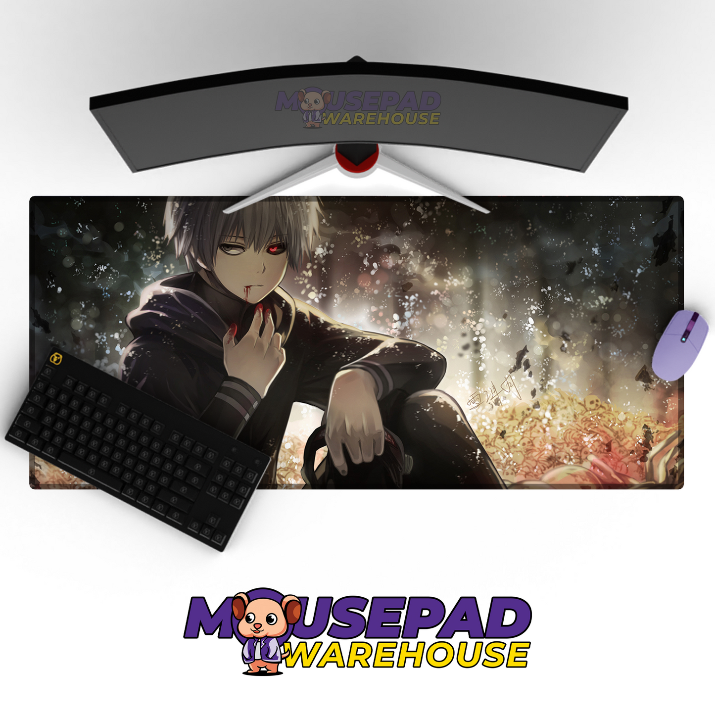 Tokyo Ghoul Anime Mousepad 596830 MousepadWarehouse.com