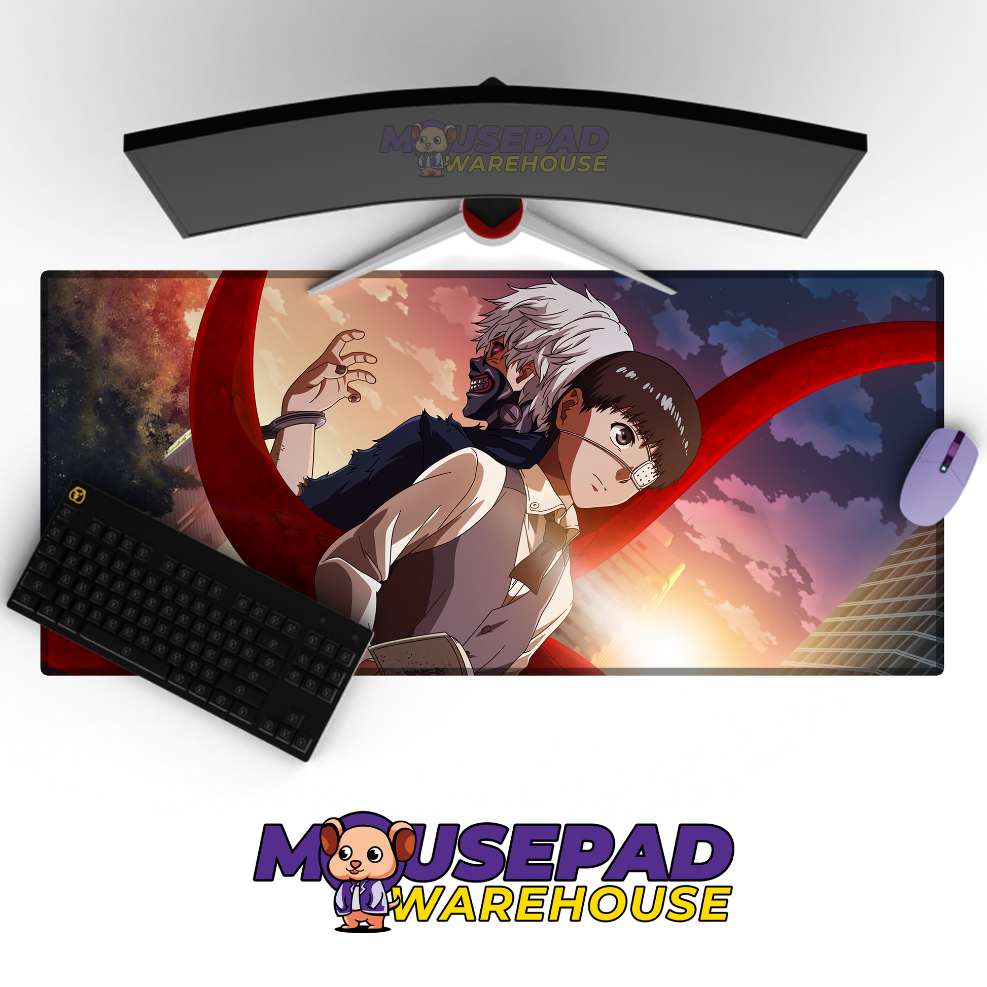 Tokyo Ghoul Anime Mousepad 596845 MousepadWarehouse.com