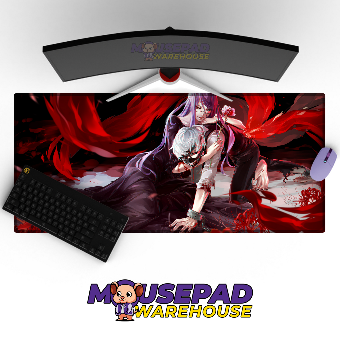 Tokyo Ghoul Anime Mousepad 596872 MousepadWarehouse.com