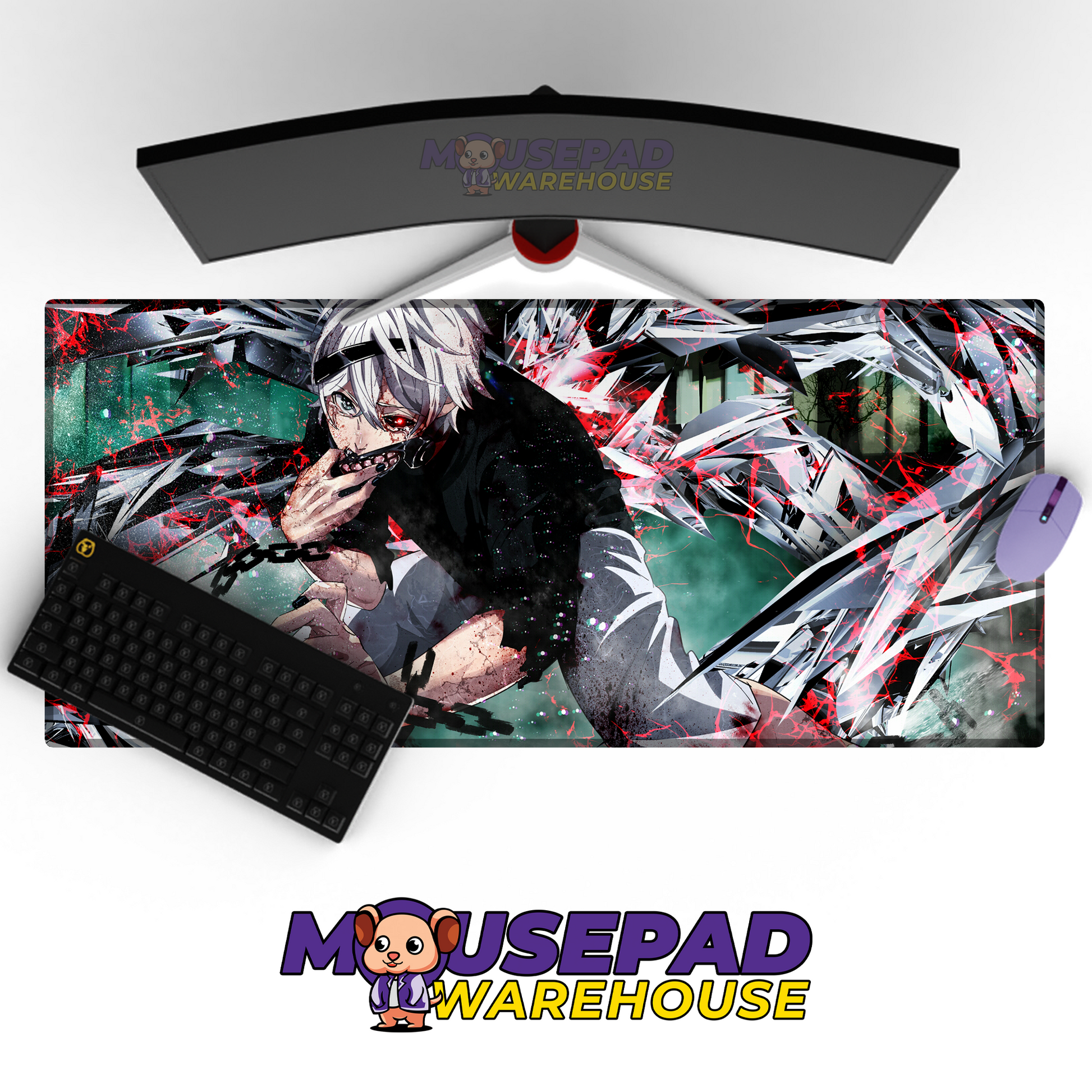 Tokyo Ghoul Anime Mousepad 596883 MousepadWarehouse.com