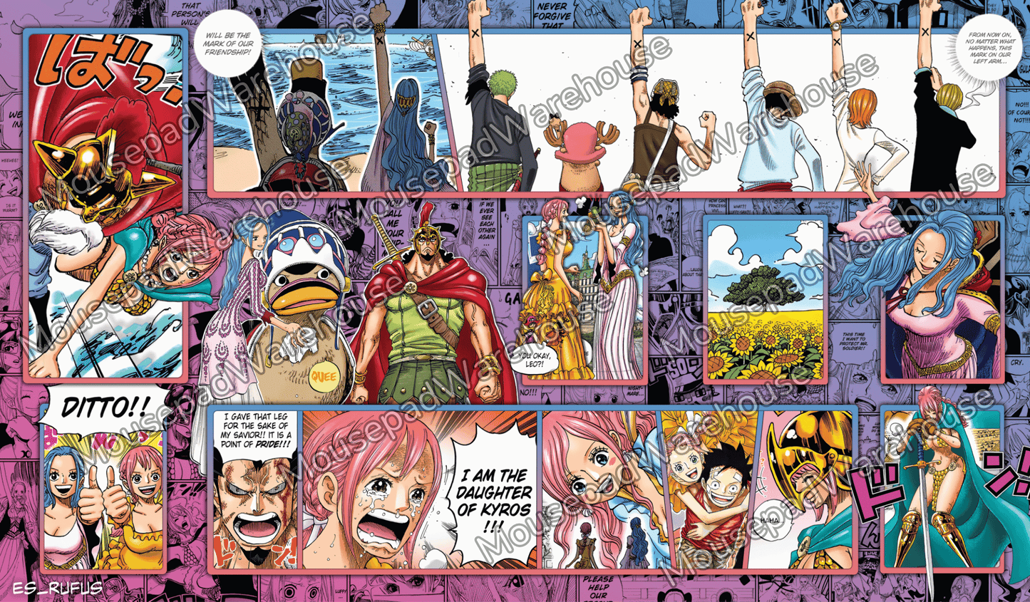 Collage of various animated characters and scenes with a colorful background.