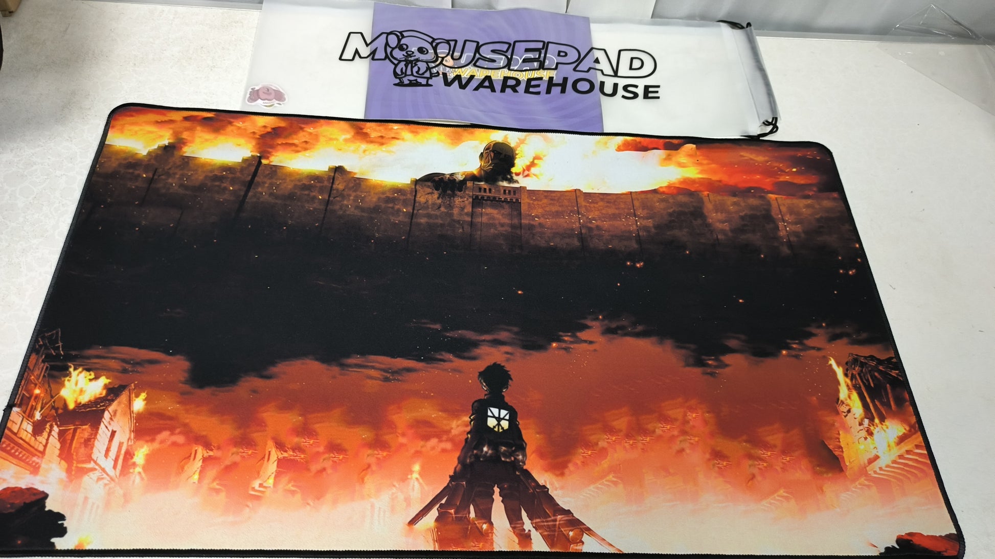 Attack on Titan Anime Mousepad 607711 MousepadWarehouse.com