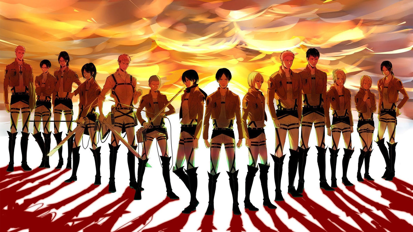 Attack on Titan Anime Mousepad 612515 MousepadWarehouse.com