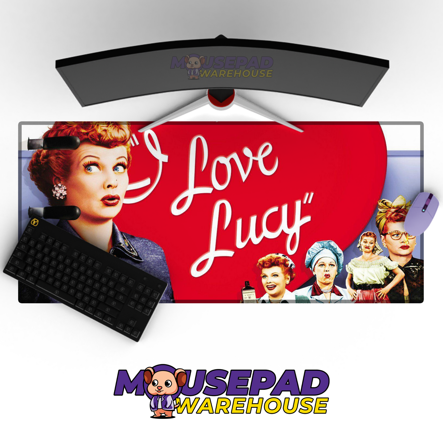 I Love Lucy TV Show Mousepad 62358 MousepadWarehouse.com