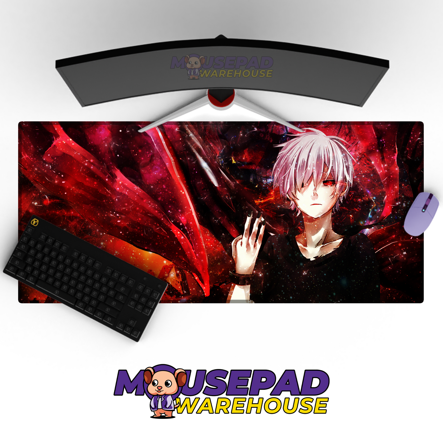 Tokyo Ghoul Anime Mousepad 629544 MousepadWarehouse.com