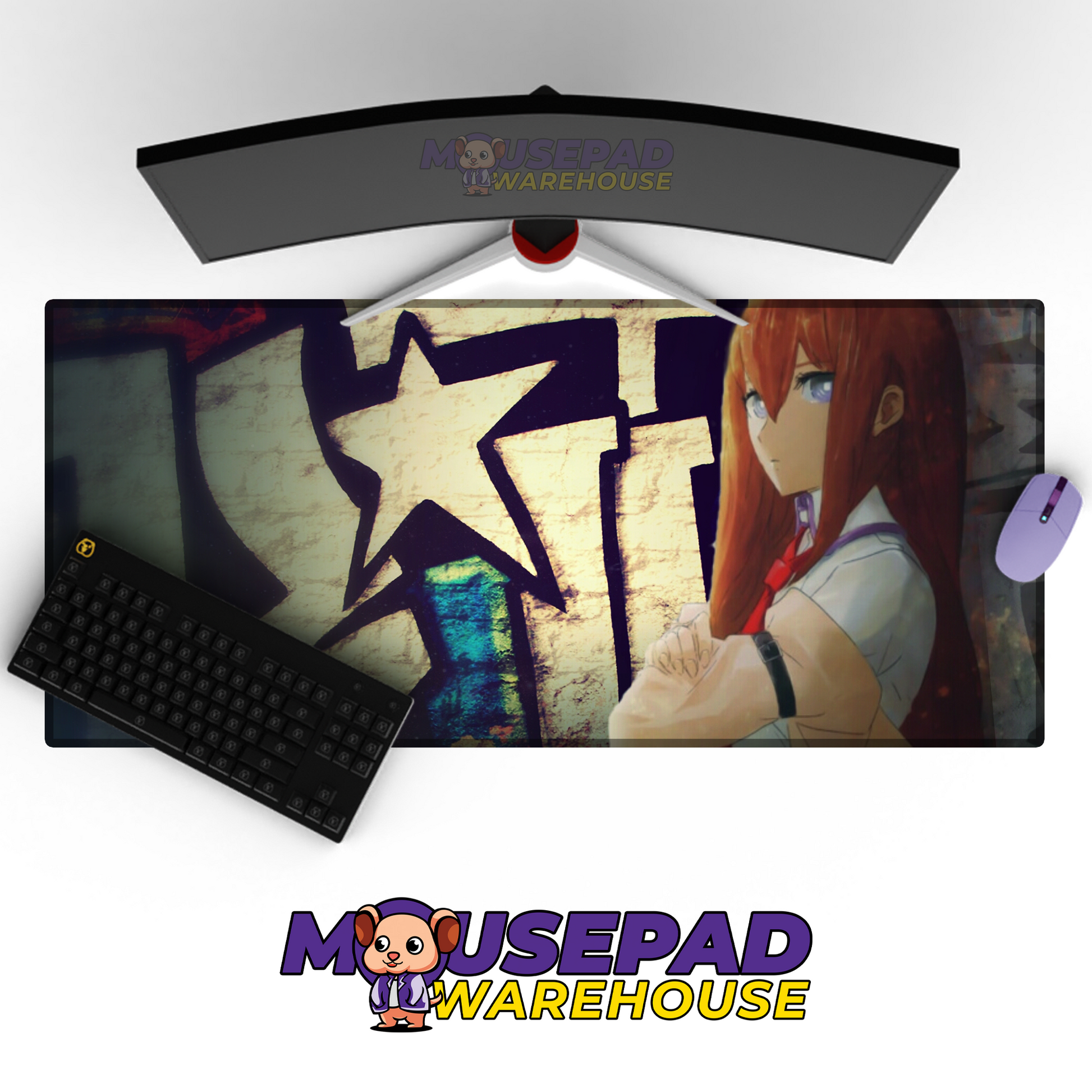 Steins Gate Anime Mousepad 631094 MousepadWarehouse.com