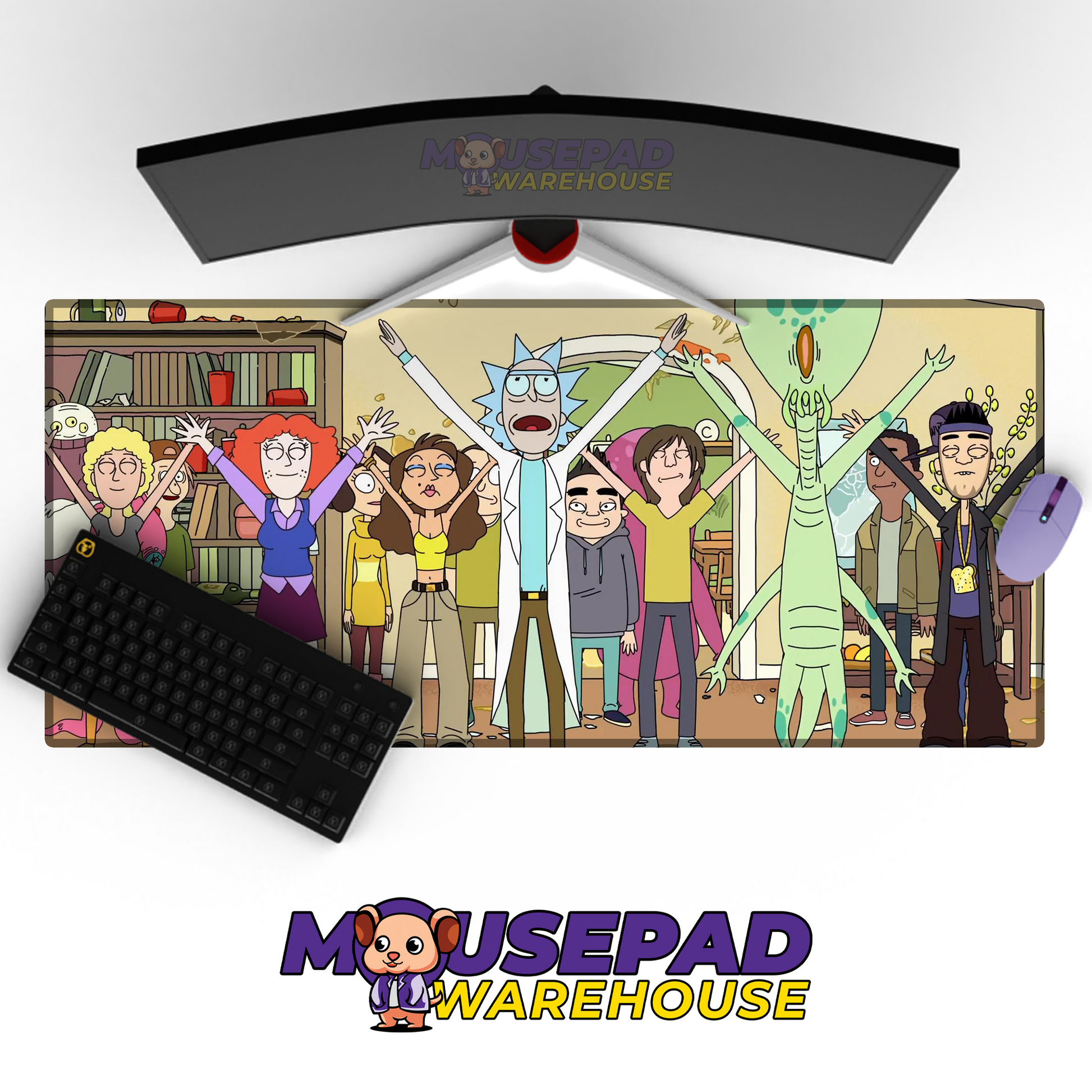 Rick and Morty TV Show Mousepad 633246 MousepadWarehouse.com