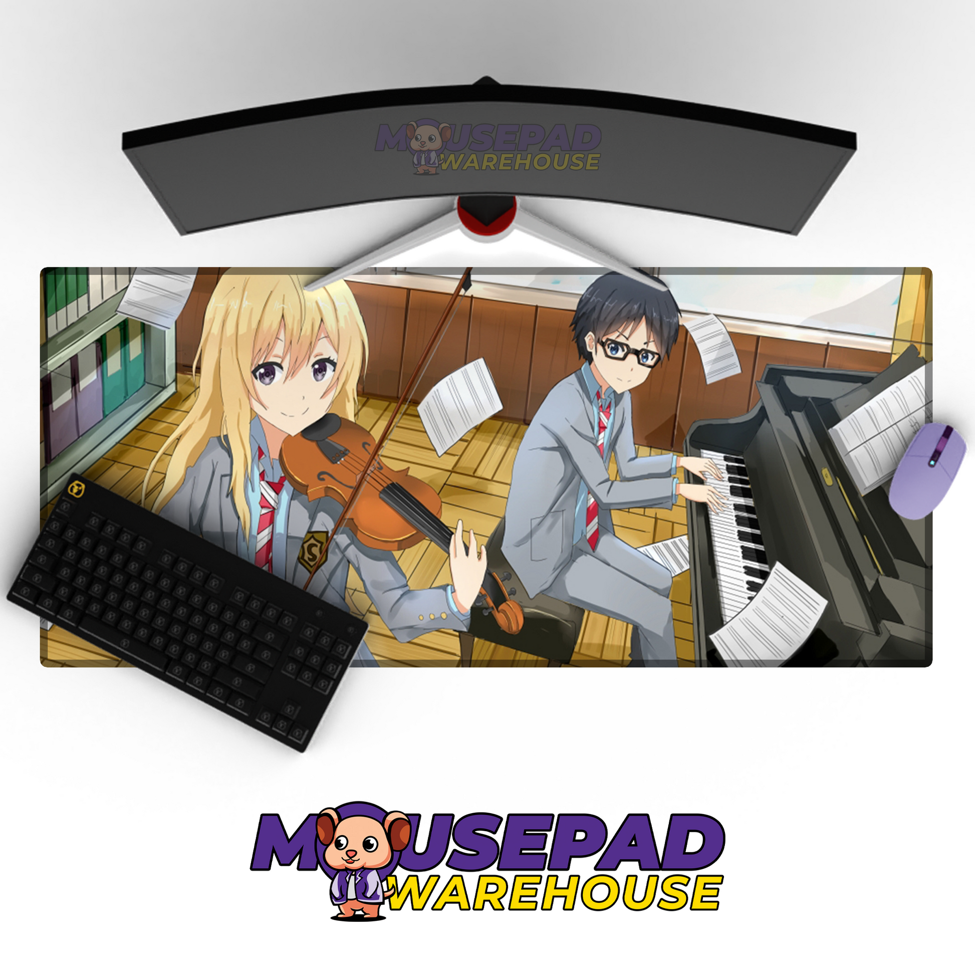 Your Lie in April Anime Mousepad 636420 MousepadWarehouse.com