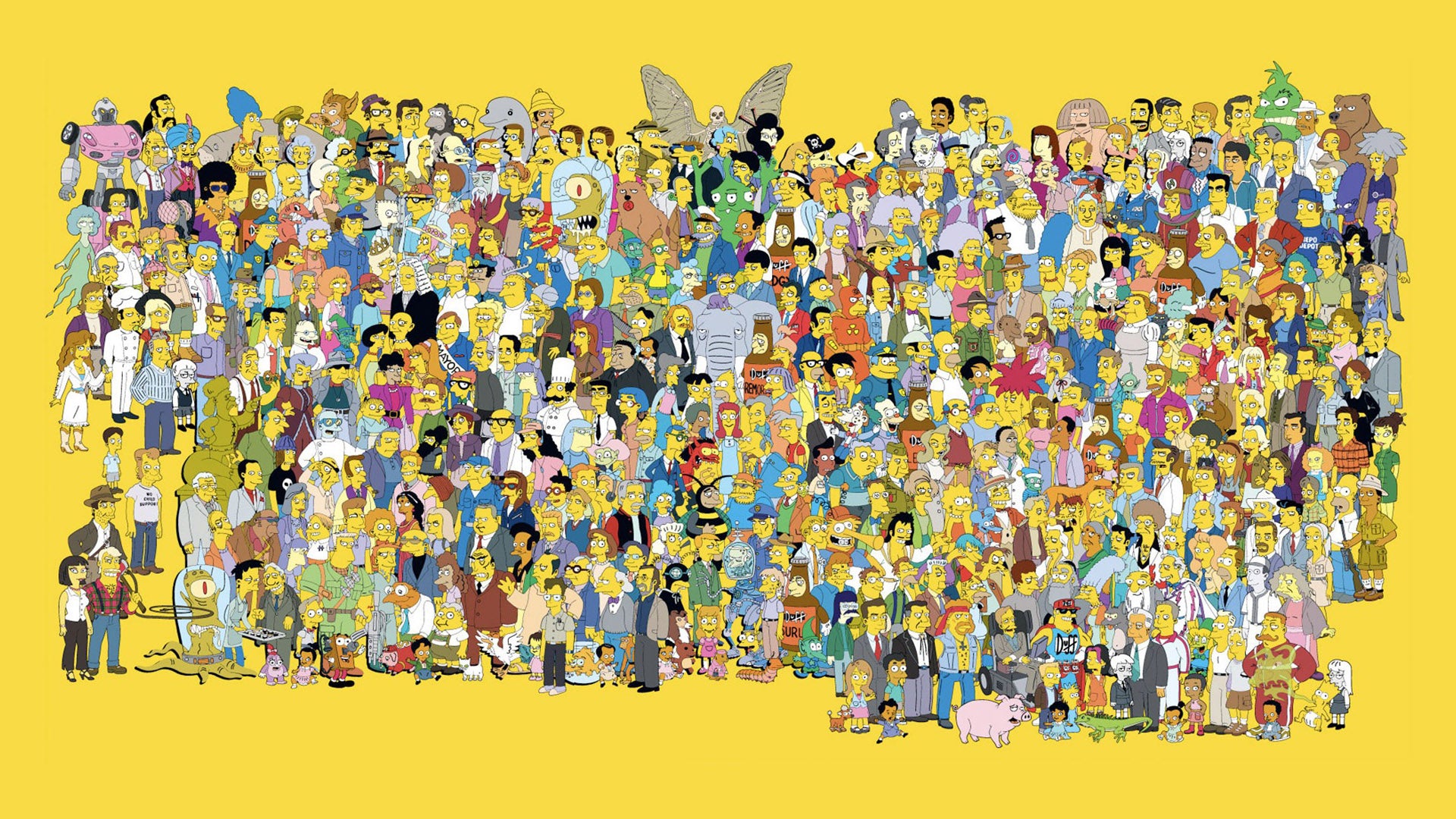 The Simpsons TV Show Mousepad 638113 MousepadWarehouse.com