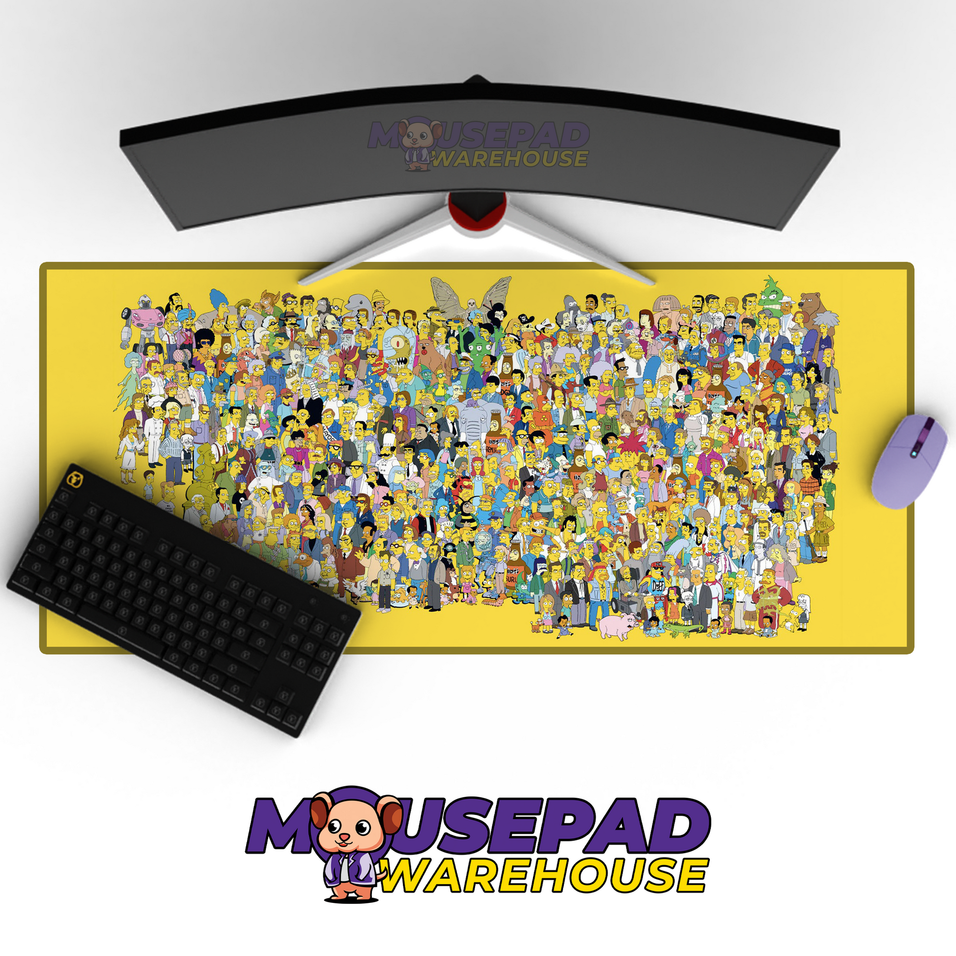 The Simpsons TV Show Mousepad 638113 MousepadWarehouse.com