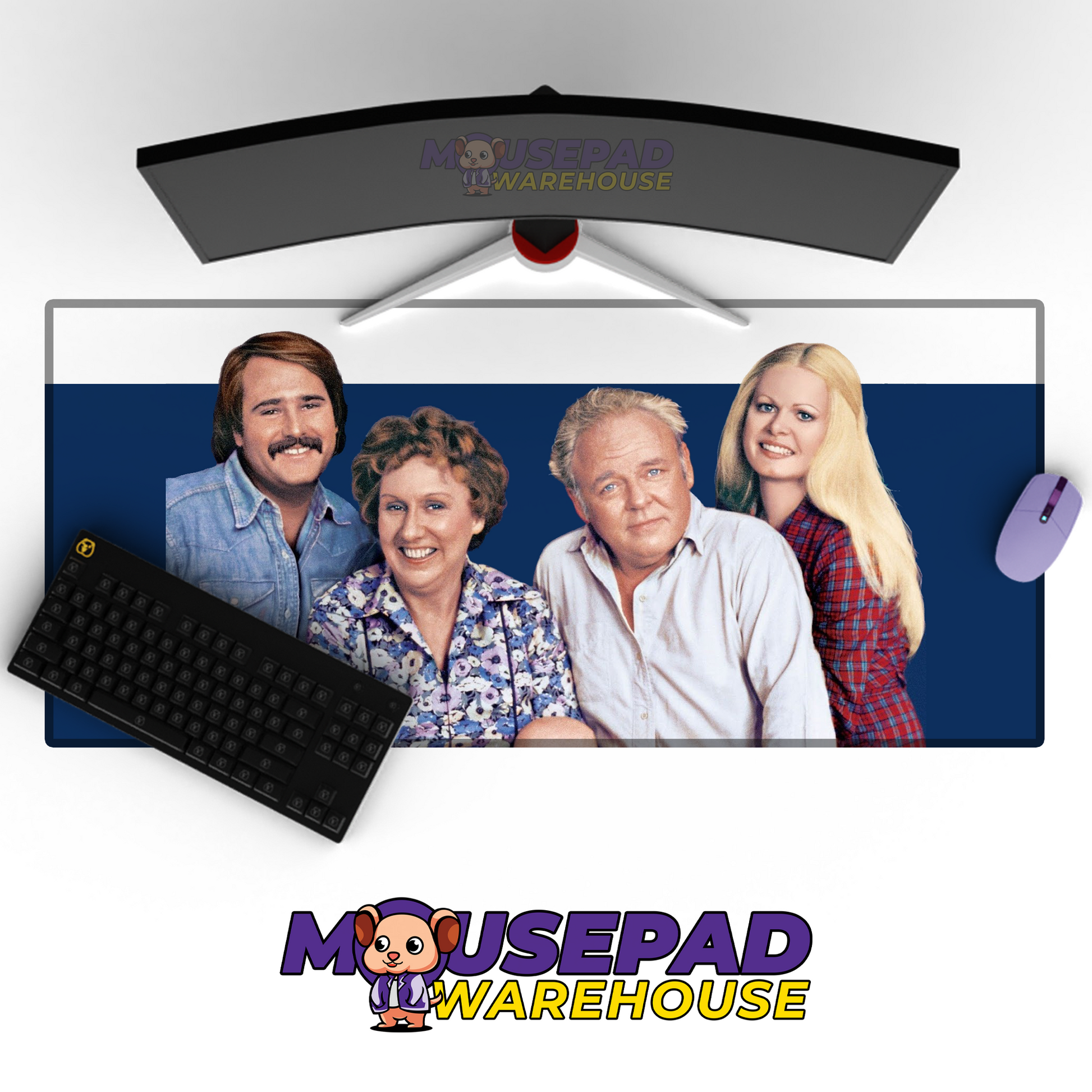 All in the Family TV Show Mousepad 646254 MousepadWarehouse.com